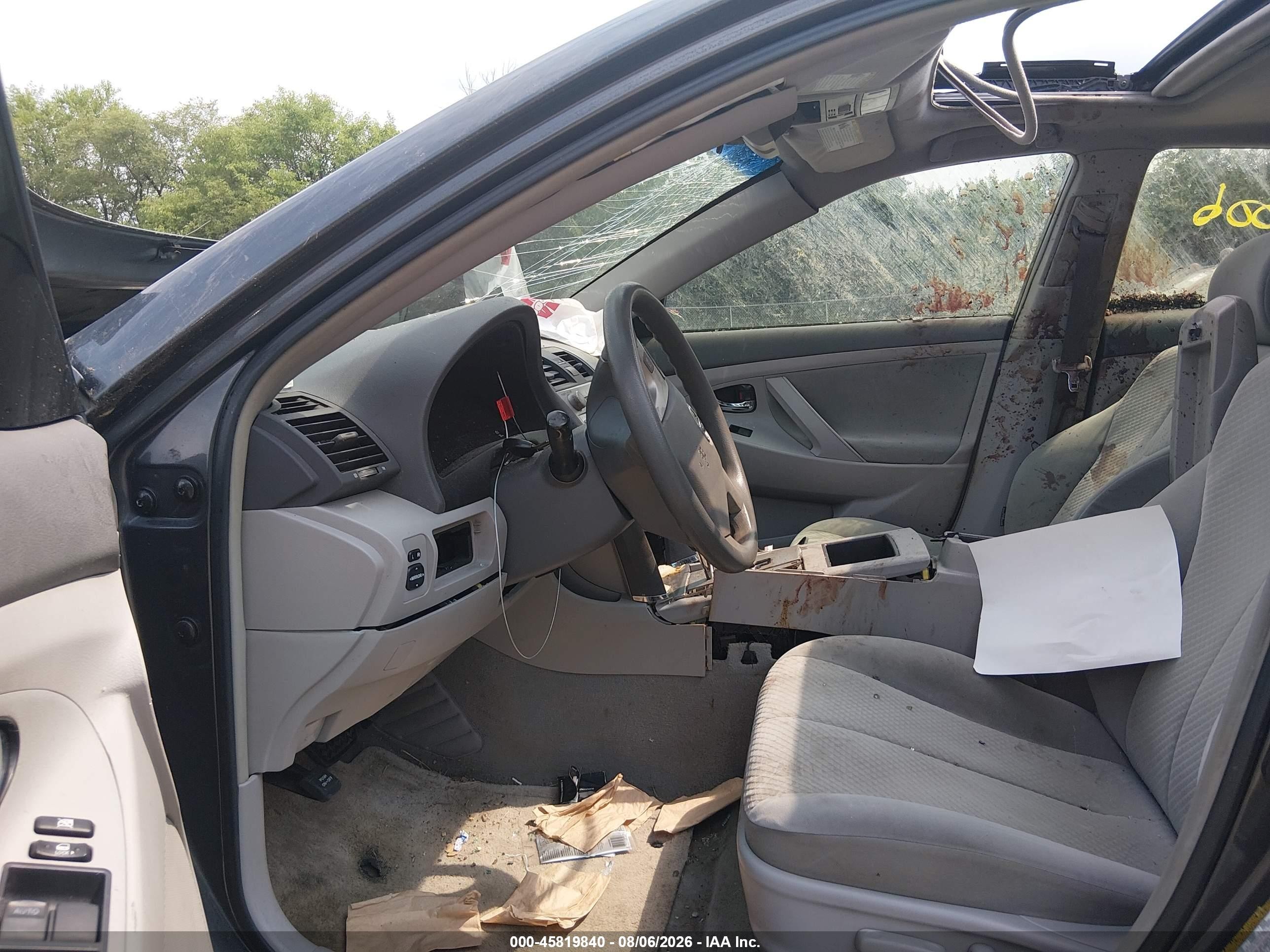 2007 Toyota Camry Le Gray vin: 4T1BE46K37U523196