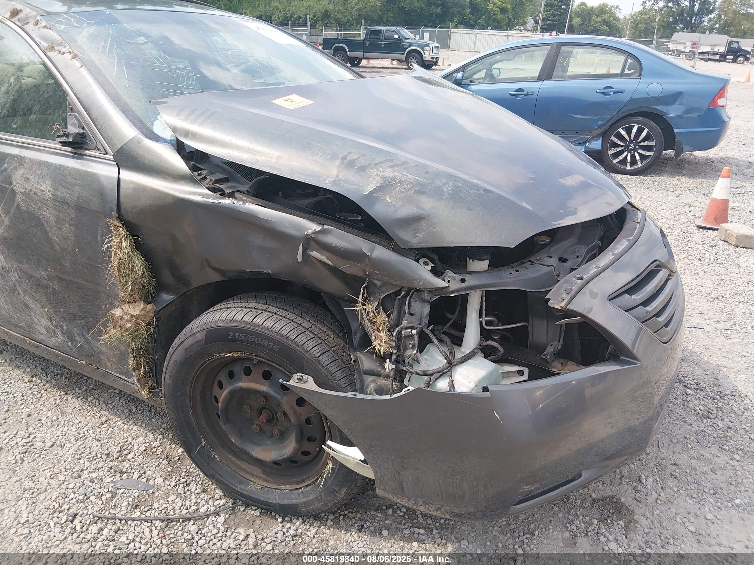 2007 Toyota Camry Le Gray vin: 4T1BE46K37U523196