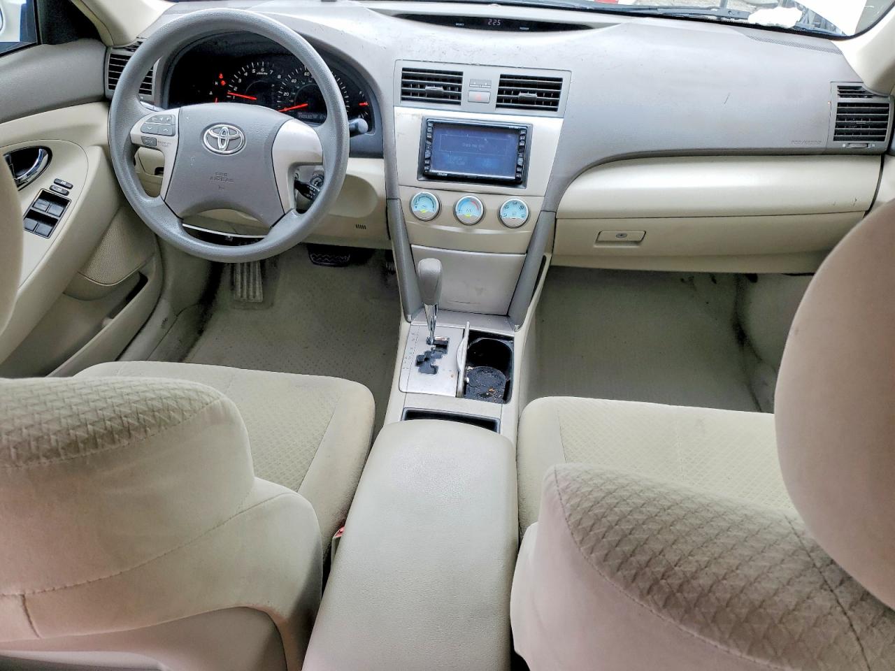 2007 Toyota Camry Le White vin: 4T1BE46K37U525904