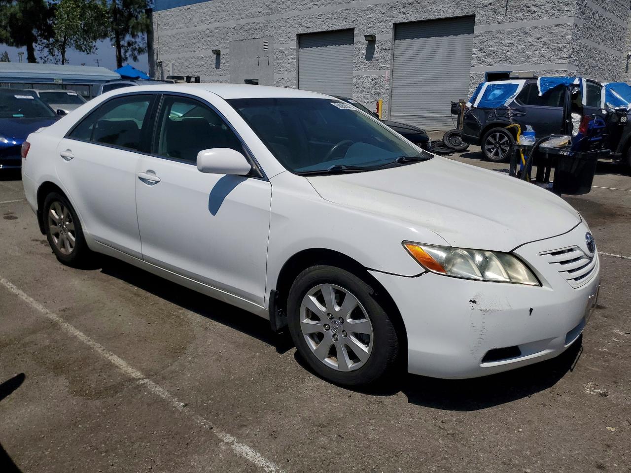 2007 Toyota Camry Le White vin: 4T1BE46K37U526664