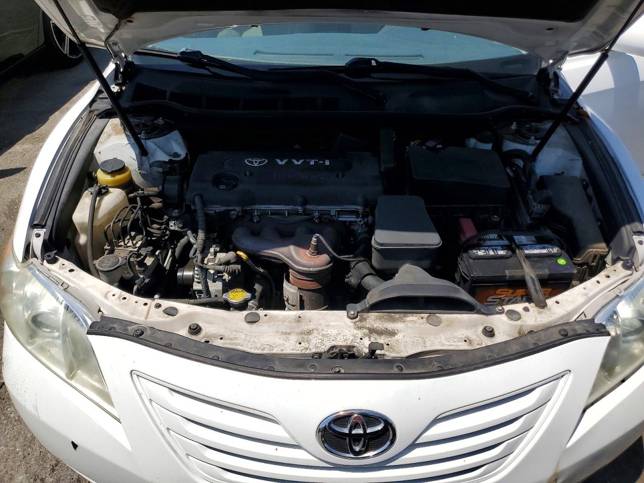 2007 Toyota Camry Le White vin: 4T1BE46K37U526664