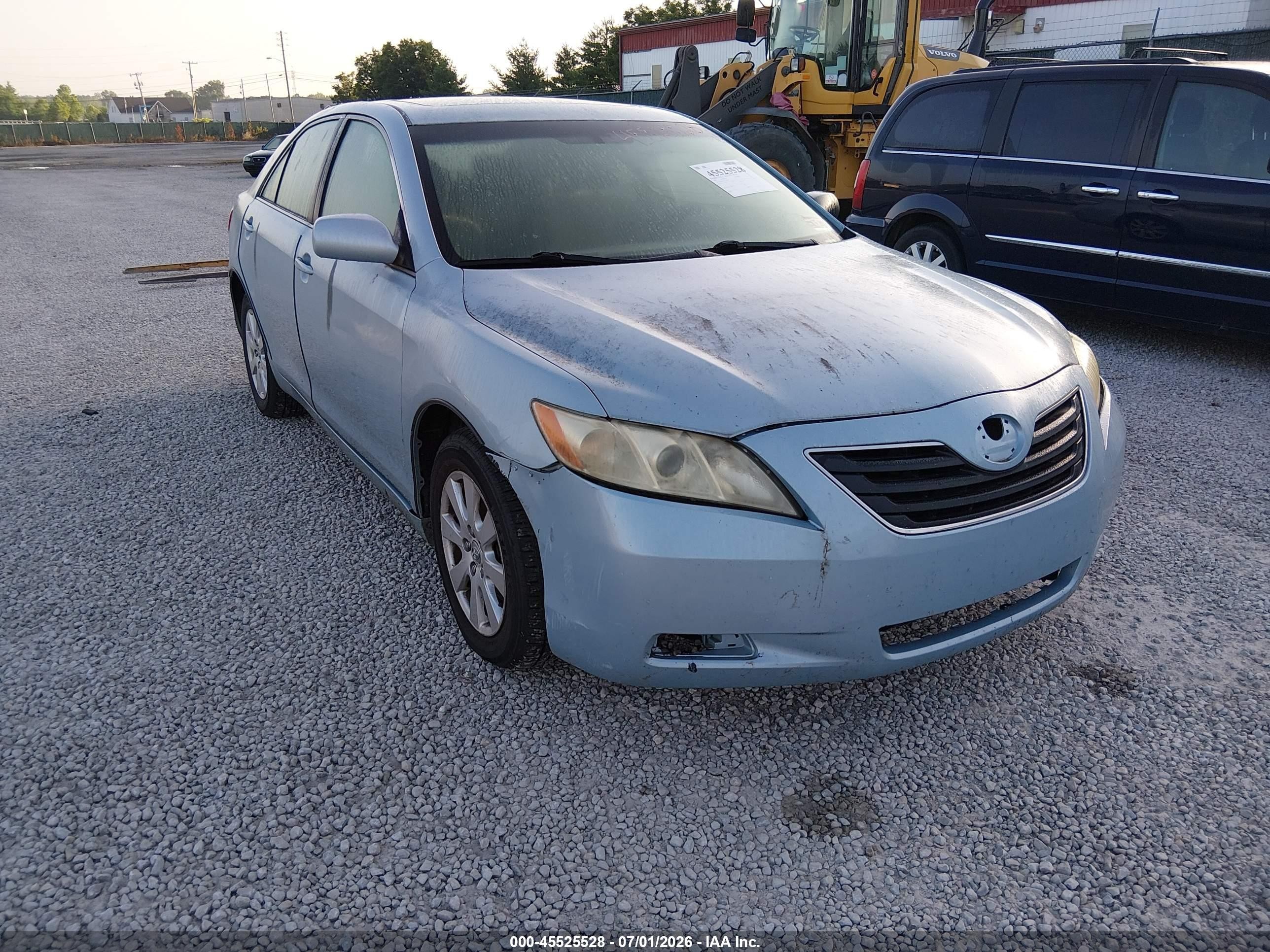 2007 Toyota Camry Xle Blue vin: 4T1BE46K37U539429