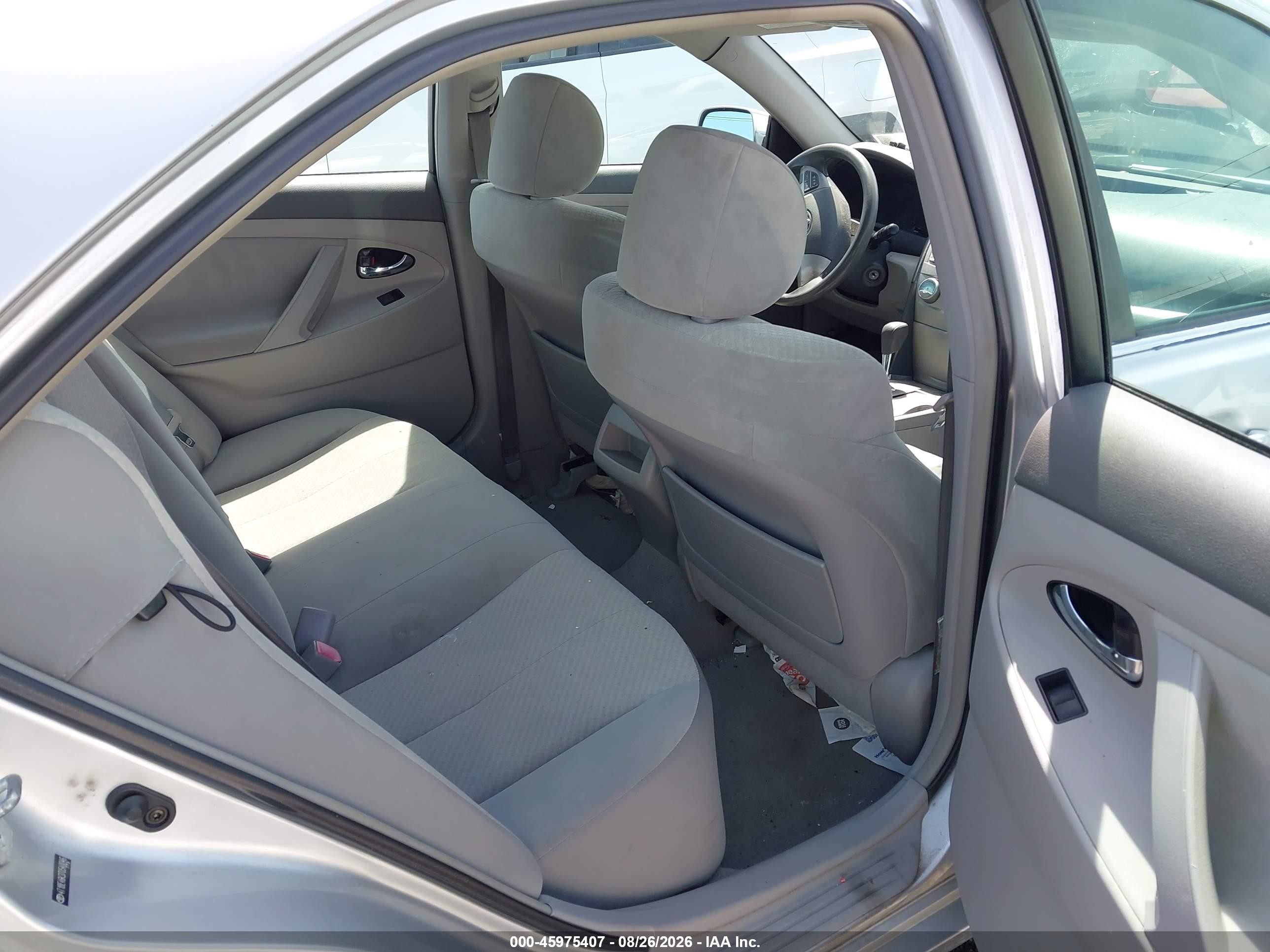 2007 Toyota Camry Le Silver vin: 4T1BE46K37U540046