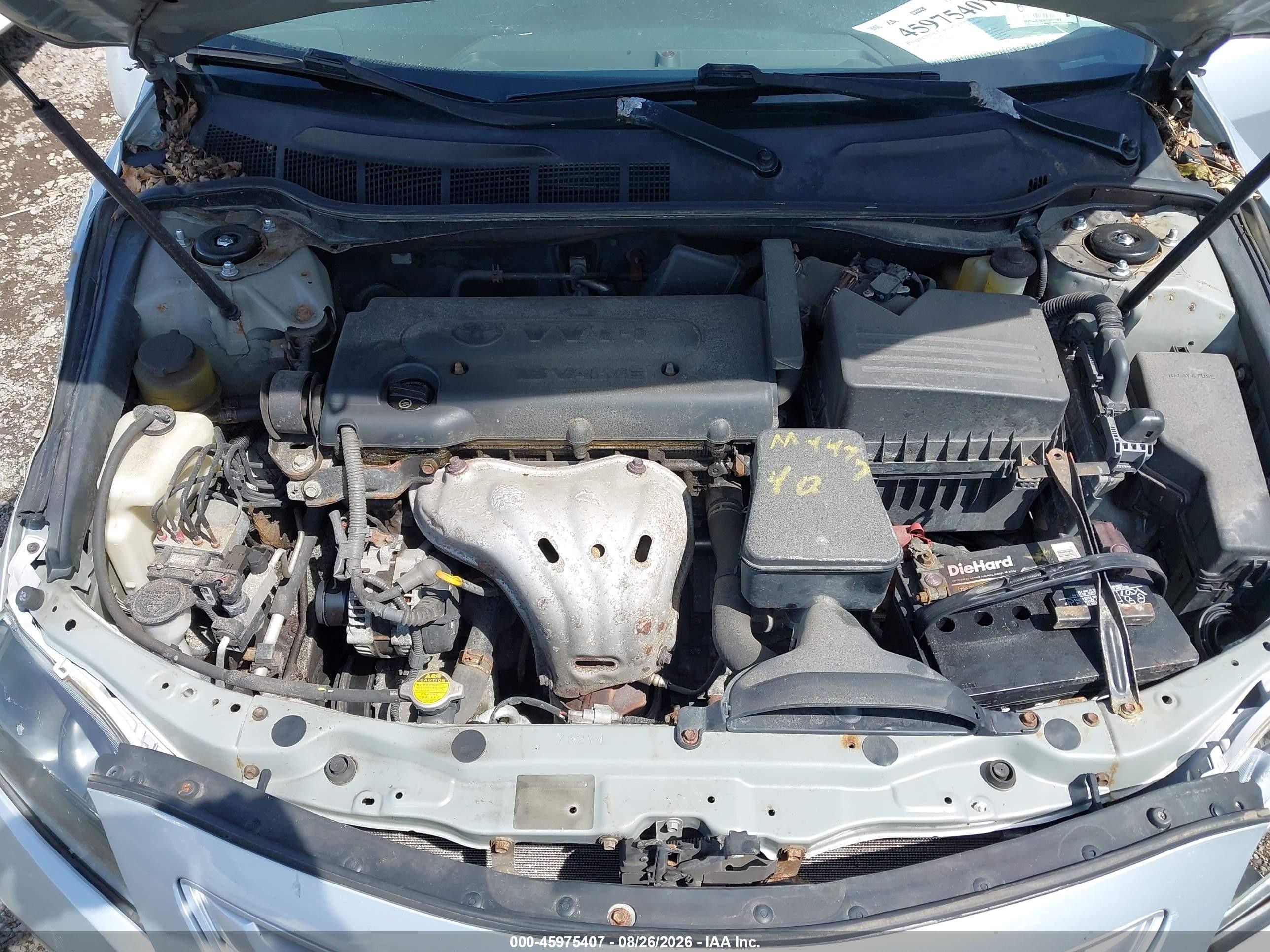 2007 Toyota Camry Le Silver vin: 4T1BE46K37U540046