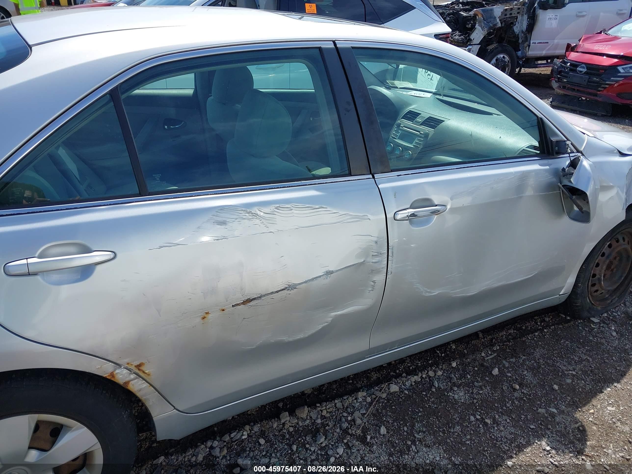 2007 Toyota Camry Le Silver vin: 4T1BE46K37U540046