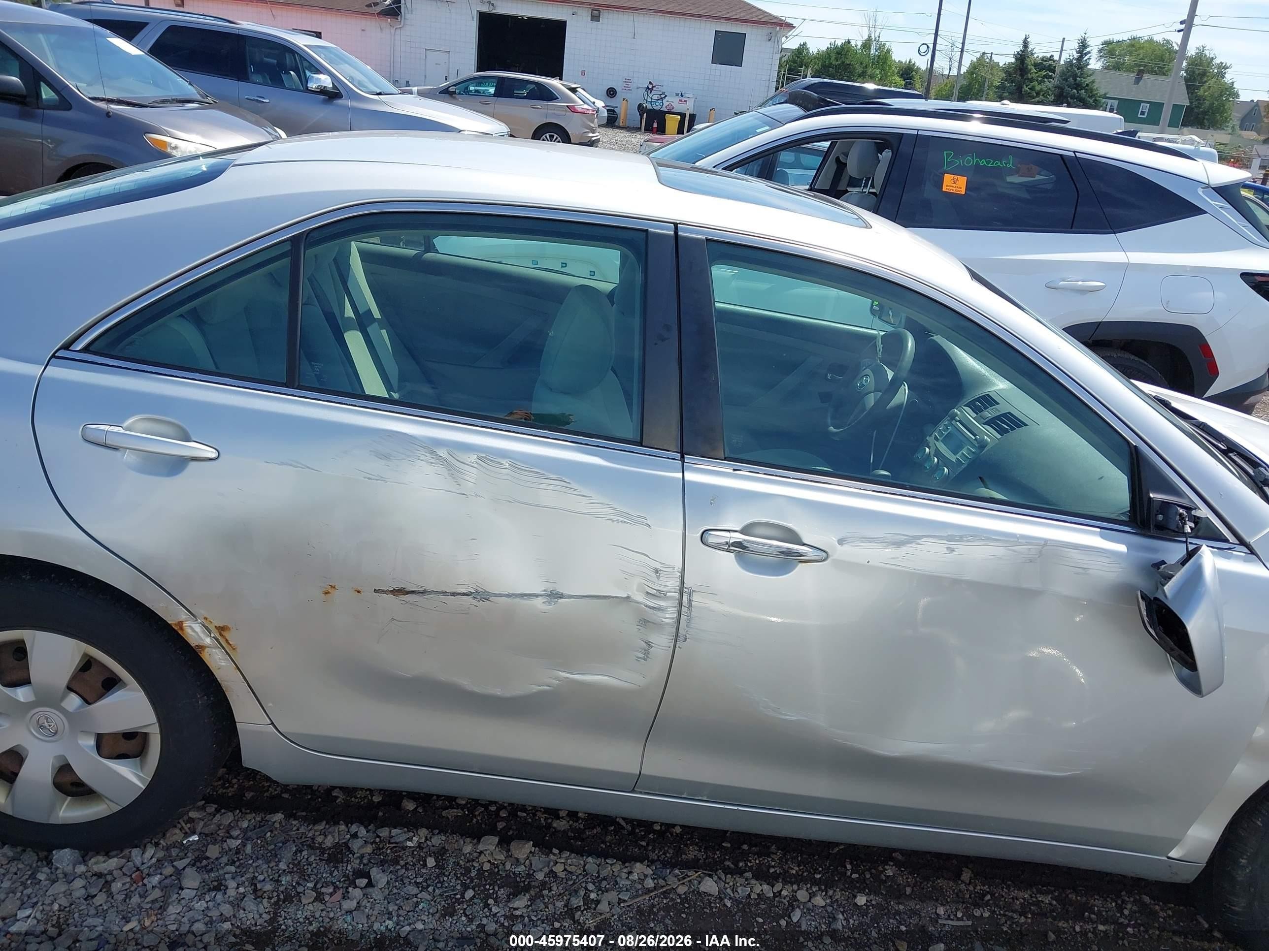 2007 Toyota Camry Le Silver vin: 4T1BE46K37U540046