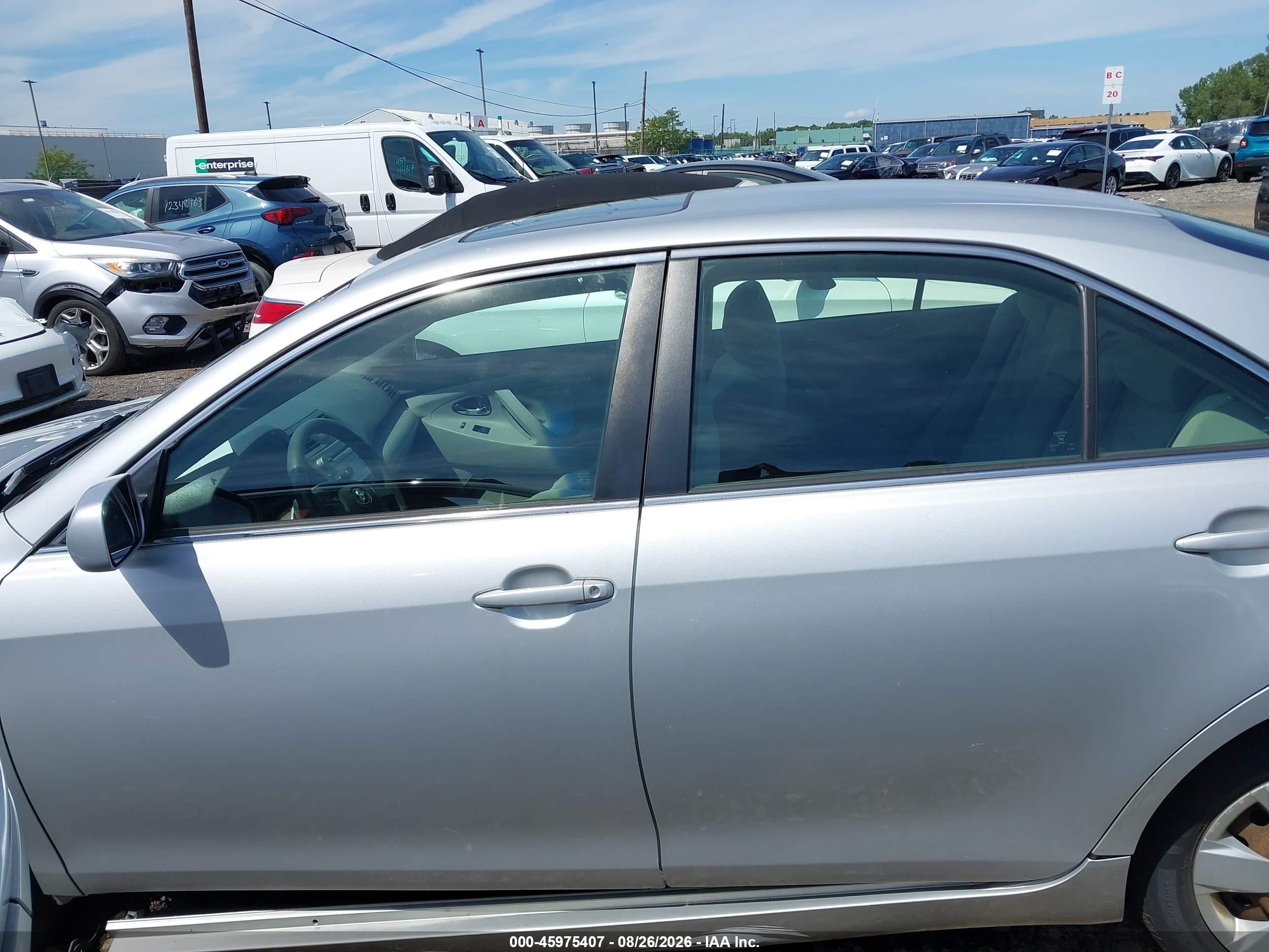 2007 Toyota Camry Le Silver vin: 4T1BE46K37U540046
