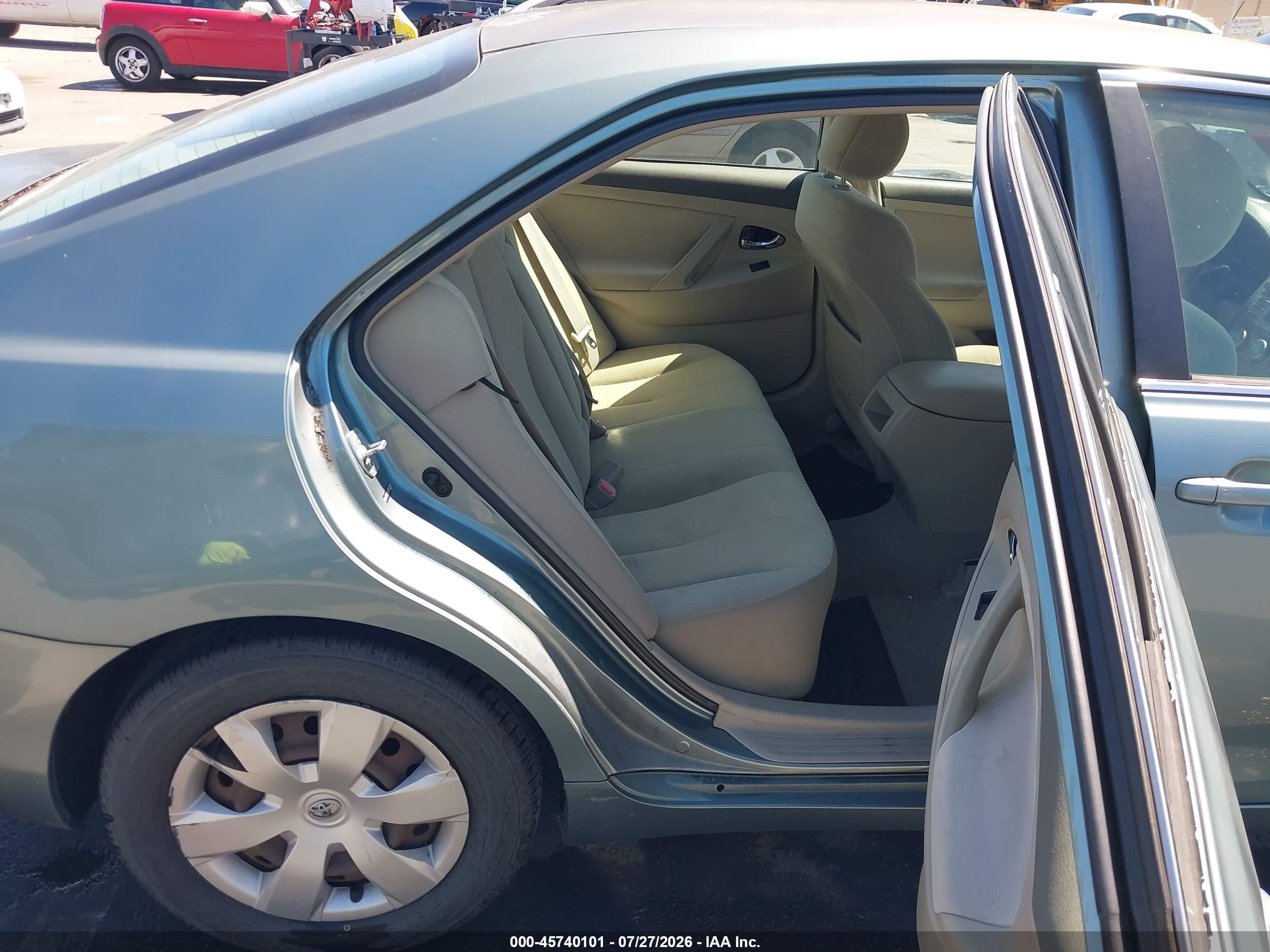 2007 Toyota Camry Le Turquoise vin: 4T1BE46K37U541262