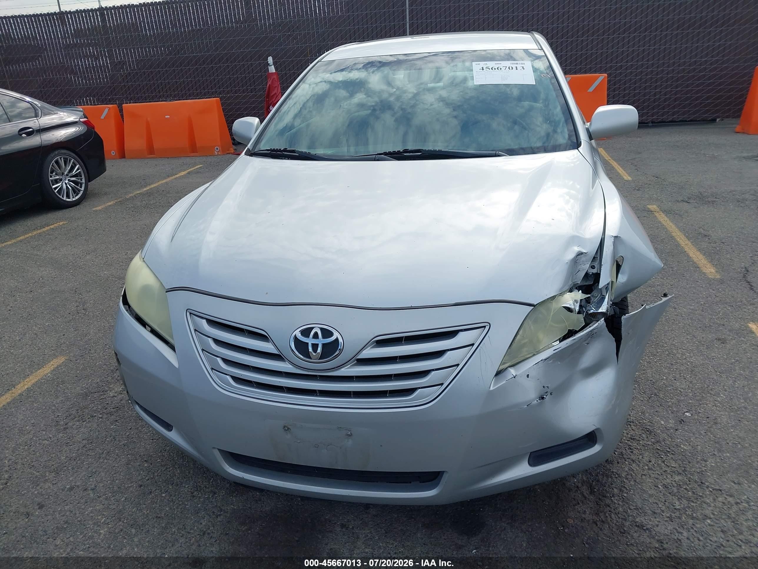 2007 Toyota Camry Le Silver vin: 4T1BE46K37U543402