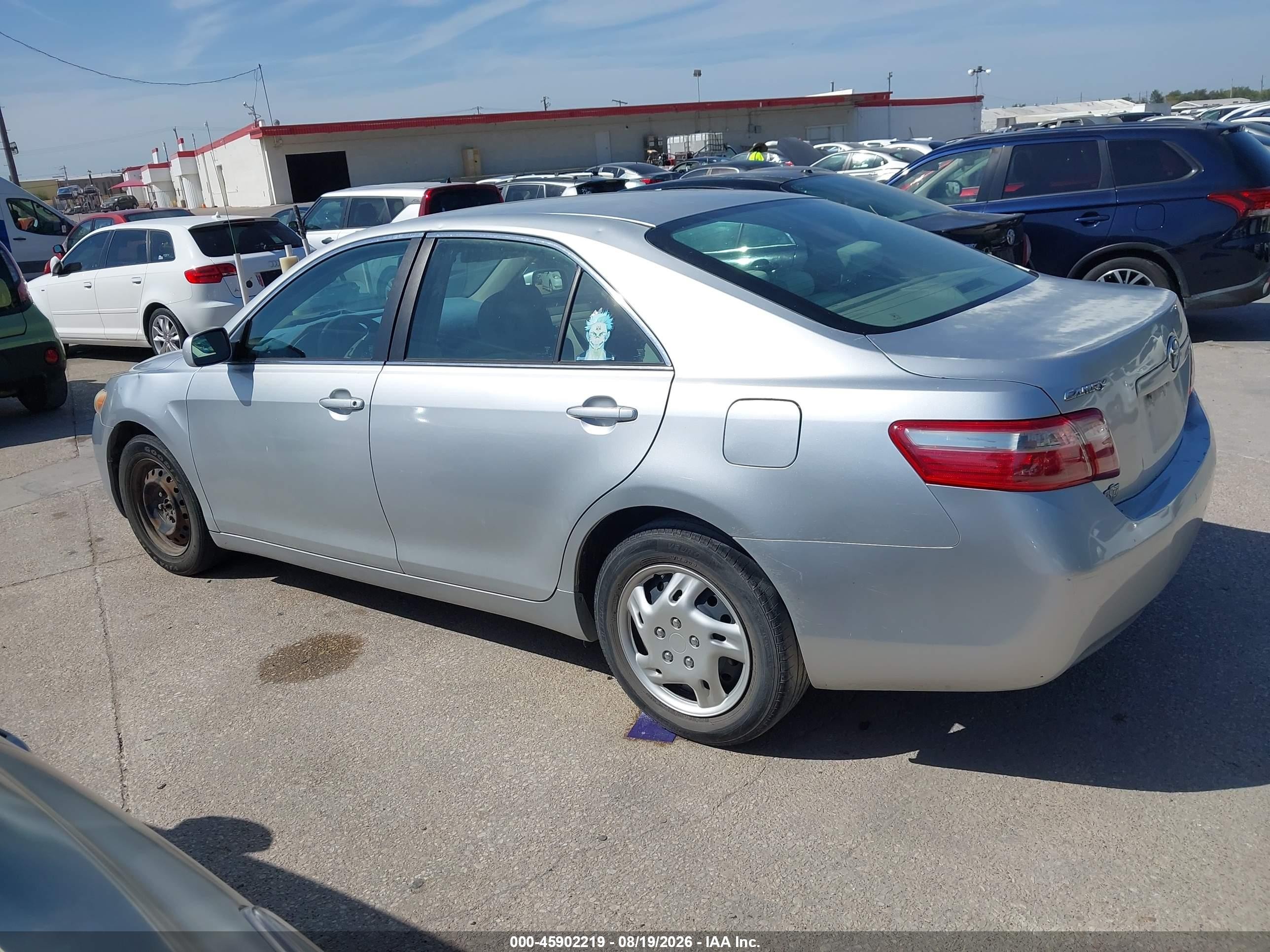 2007 Toyota Camry Le Silver vin: 4T1BE46K37U562614