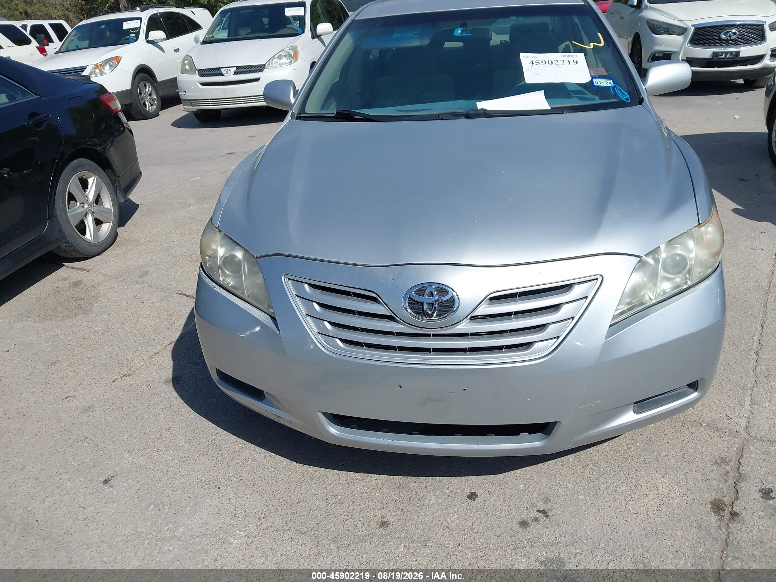 2007 Toyota Camry Le Silver vin: 4T1BE46K37U562614