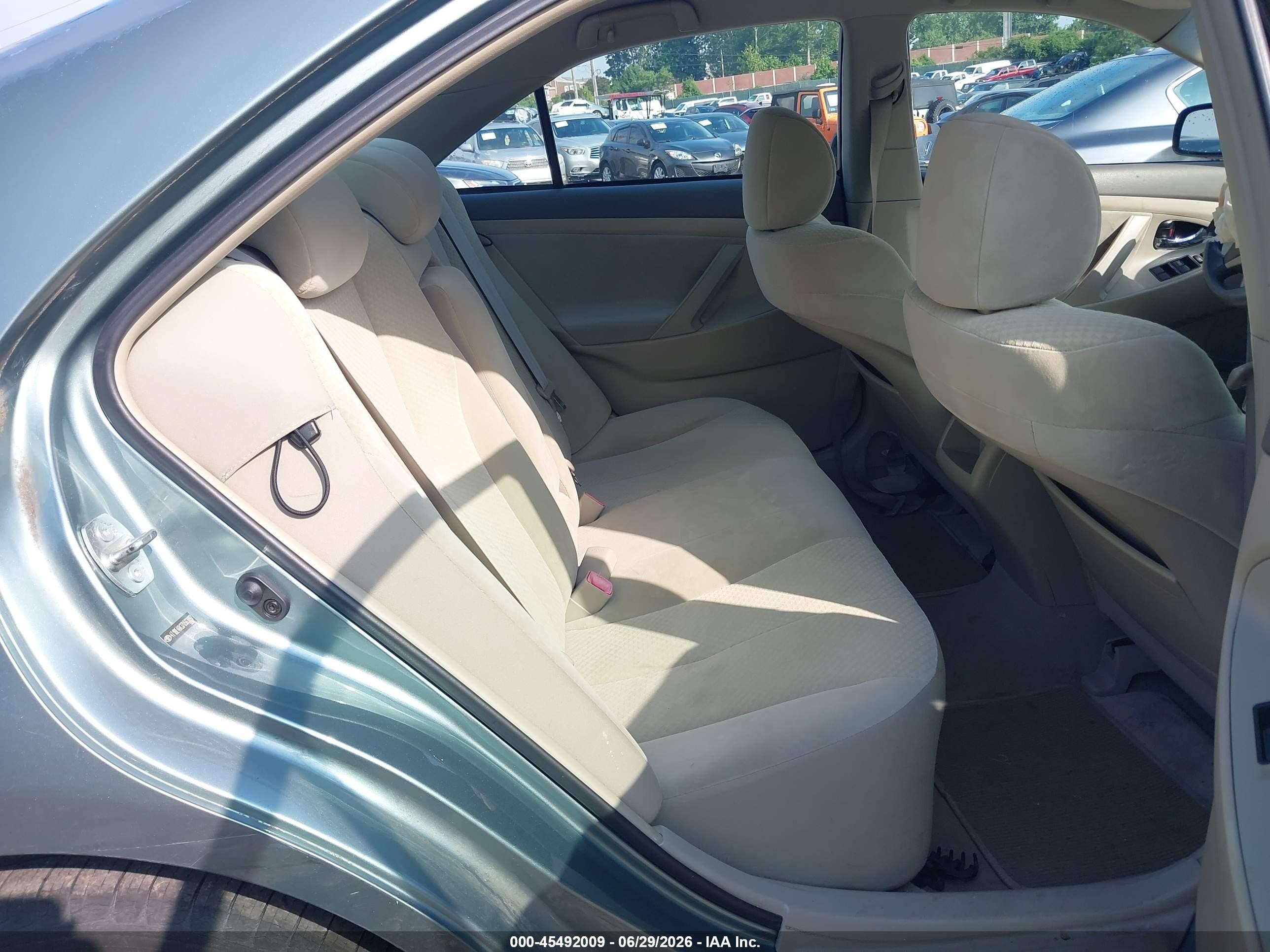 2007 Toyota Camry Le Green vin: 4T1BE46K37U563097