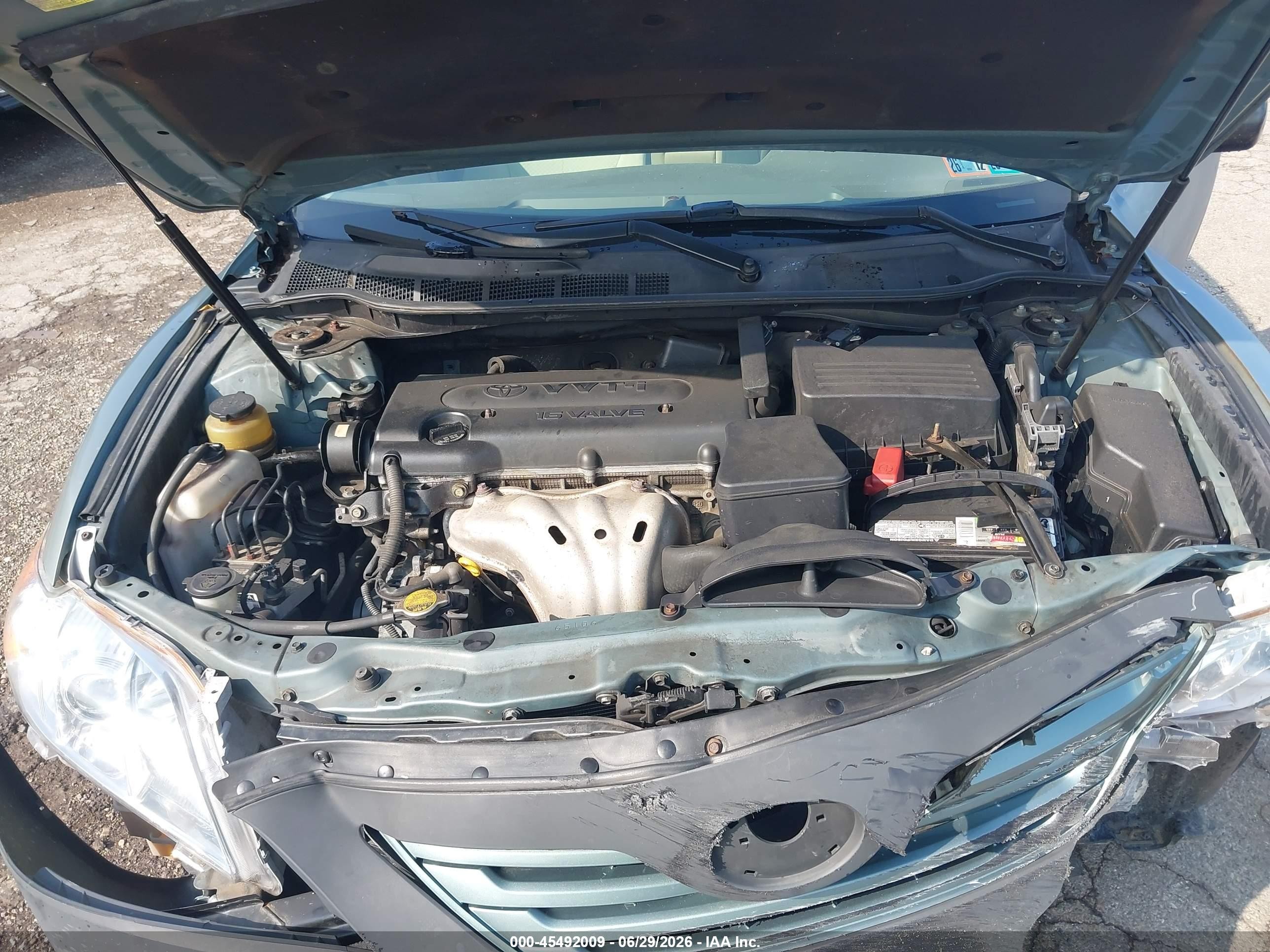 2007 Toyota Camry Le Green vin: 4T1BE46K37U563097