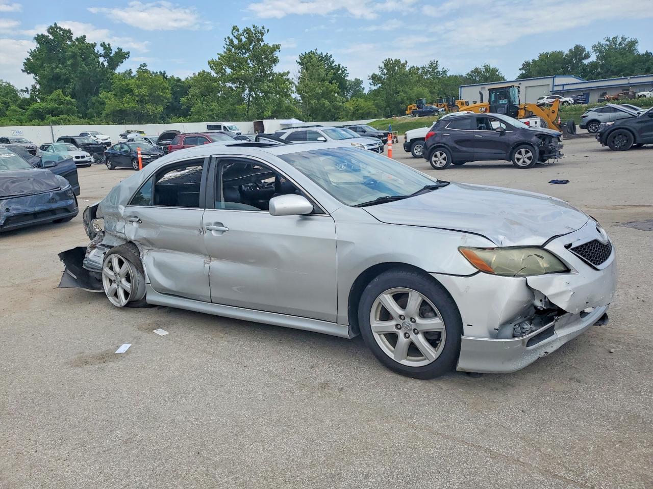 2007 Toyota Camry Se Silver vin: 4T1BE46K37U569482