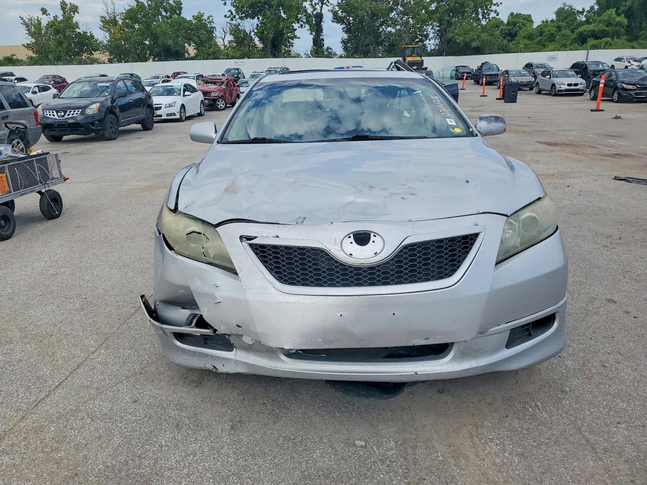 2007 Toyota Camry Se Silver vin: 4T1BE46K37U569482