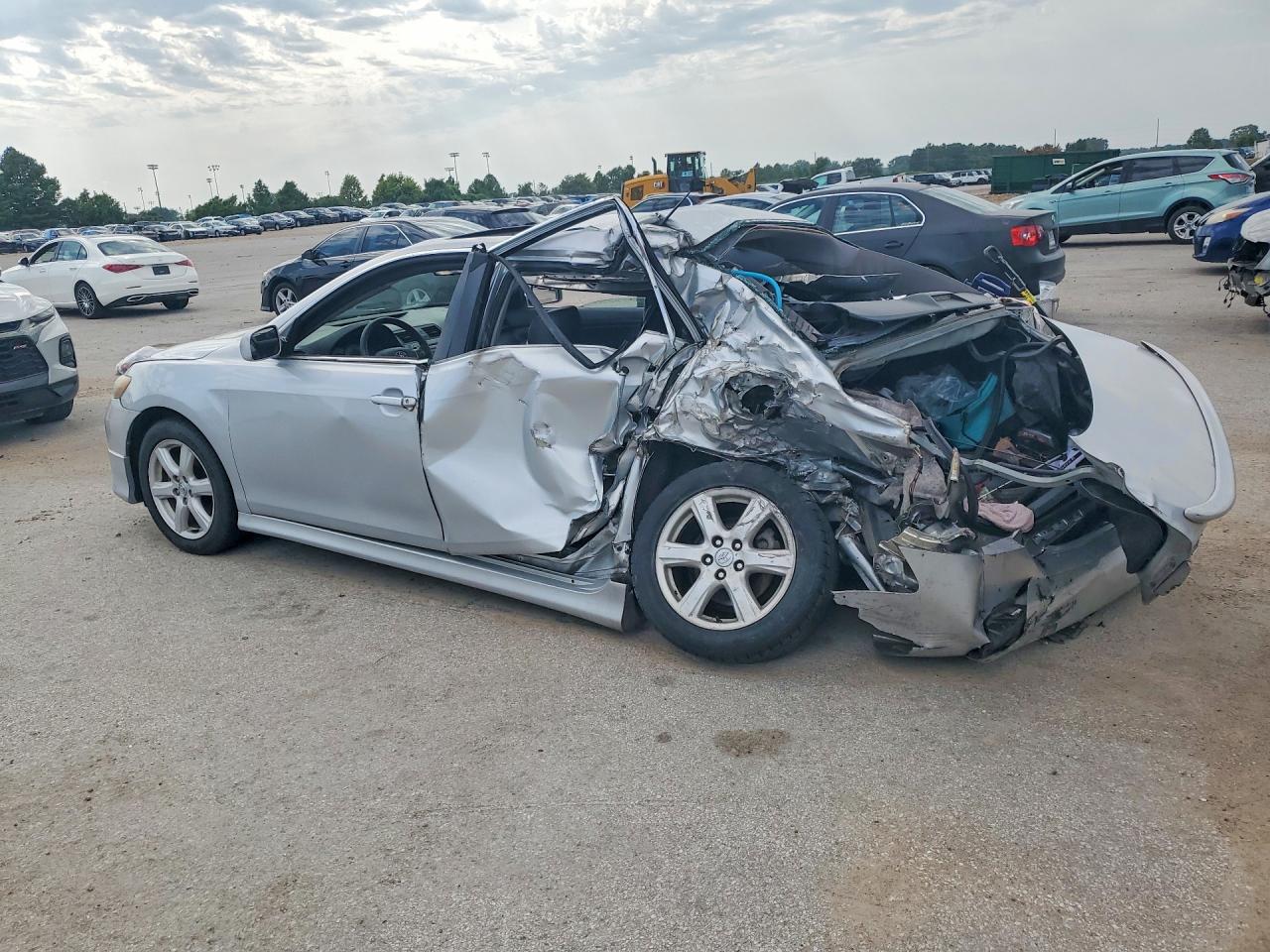 2007 Toyota Camry Se Silver vin: 4T1BE46K37U569482