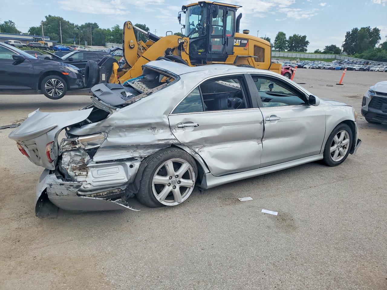 2007 Toyota Camry Se Silver vin: 4T1BE46K37U569482