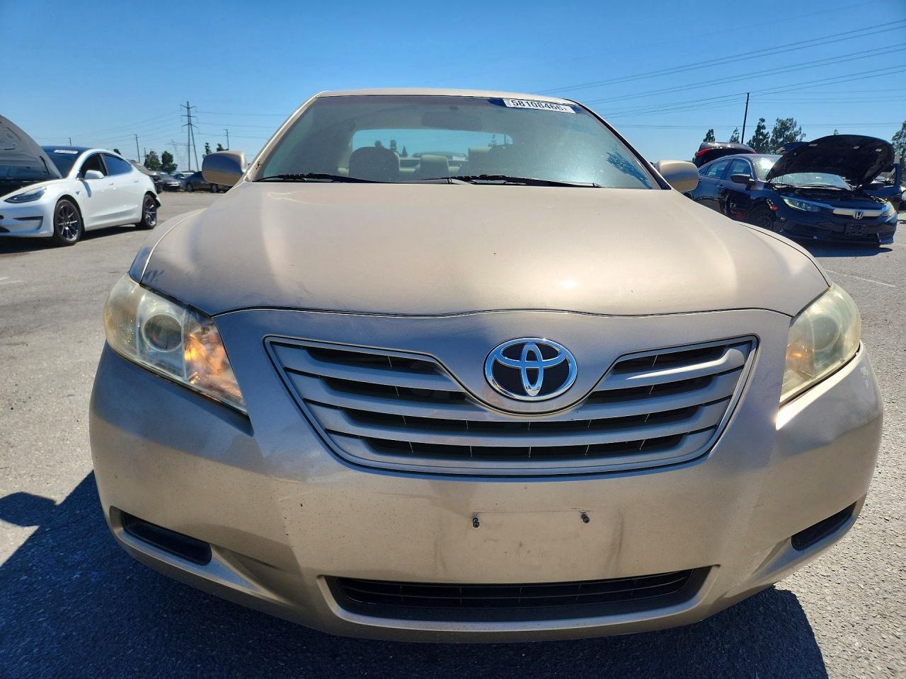 2007 Toyota Camry Le Желто-коричневый vin: 4T1BE46K37U575203
