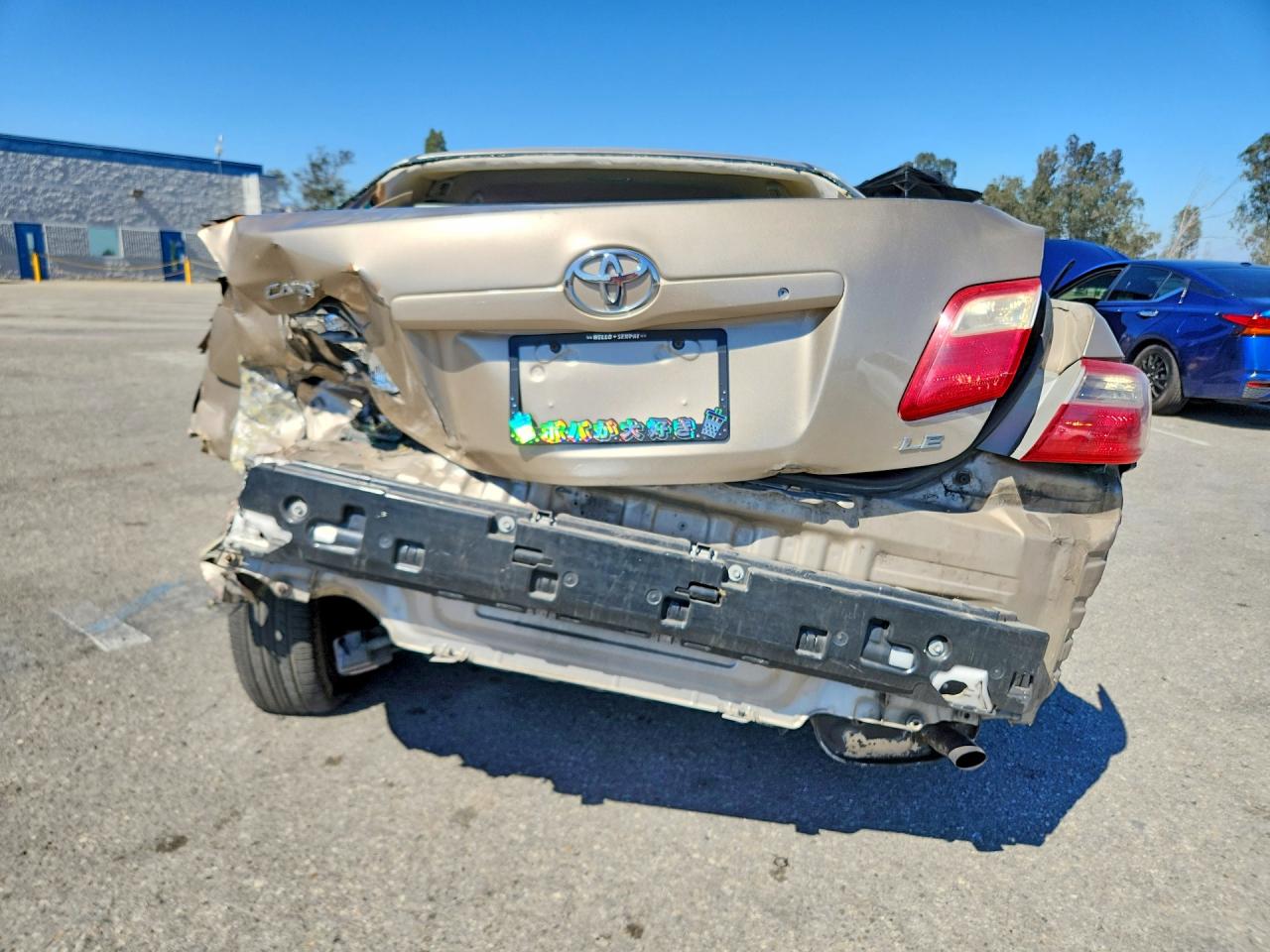 2007 Toyota Camry Le Желто-коричневый vin: 4T1BE46K37U575203
