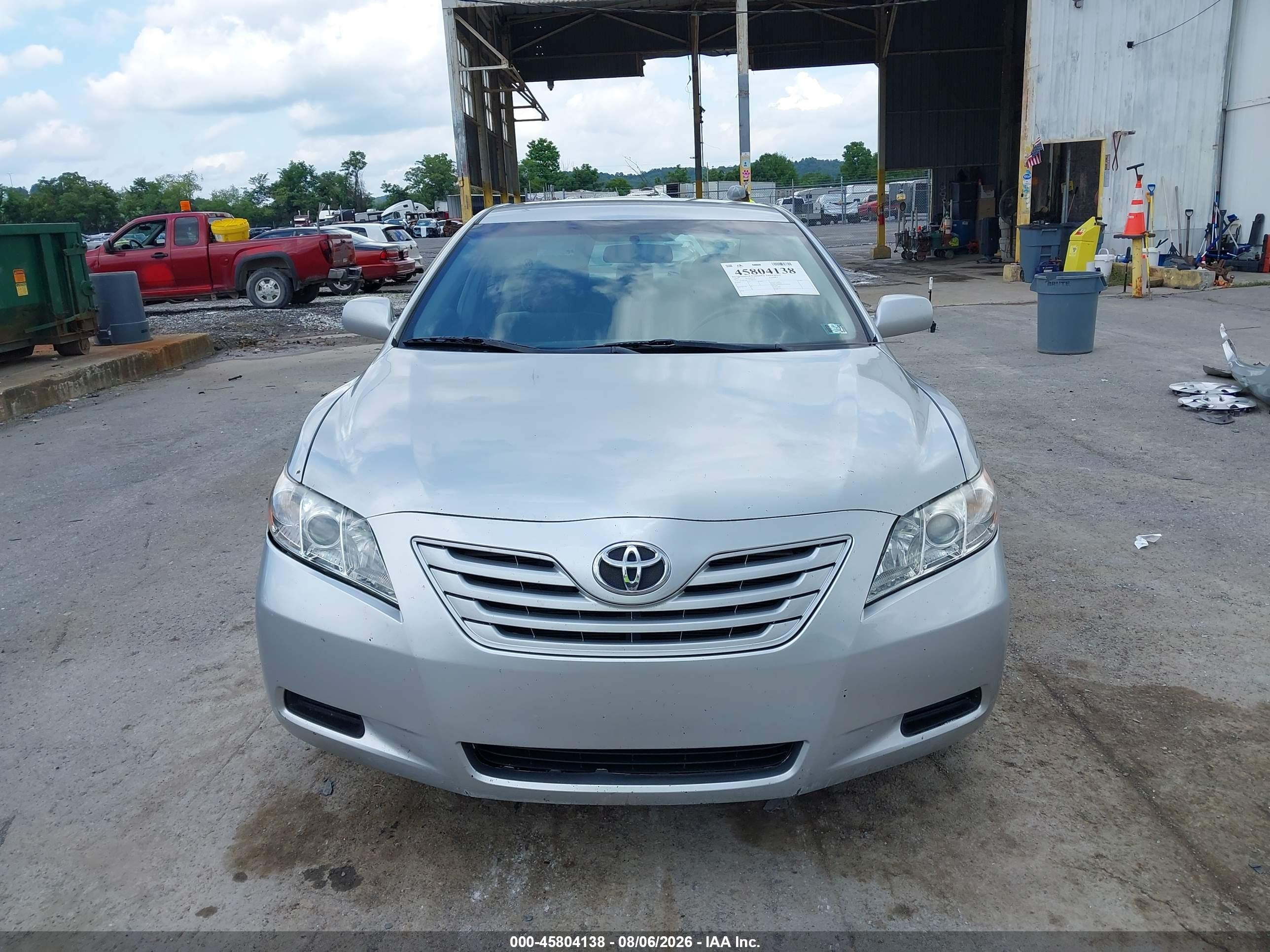 2007 Toyota Camry Le Silver vin: 4T1BE46K37U584192