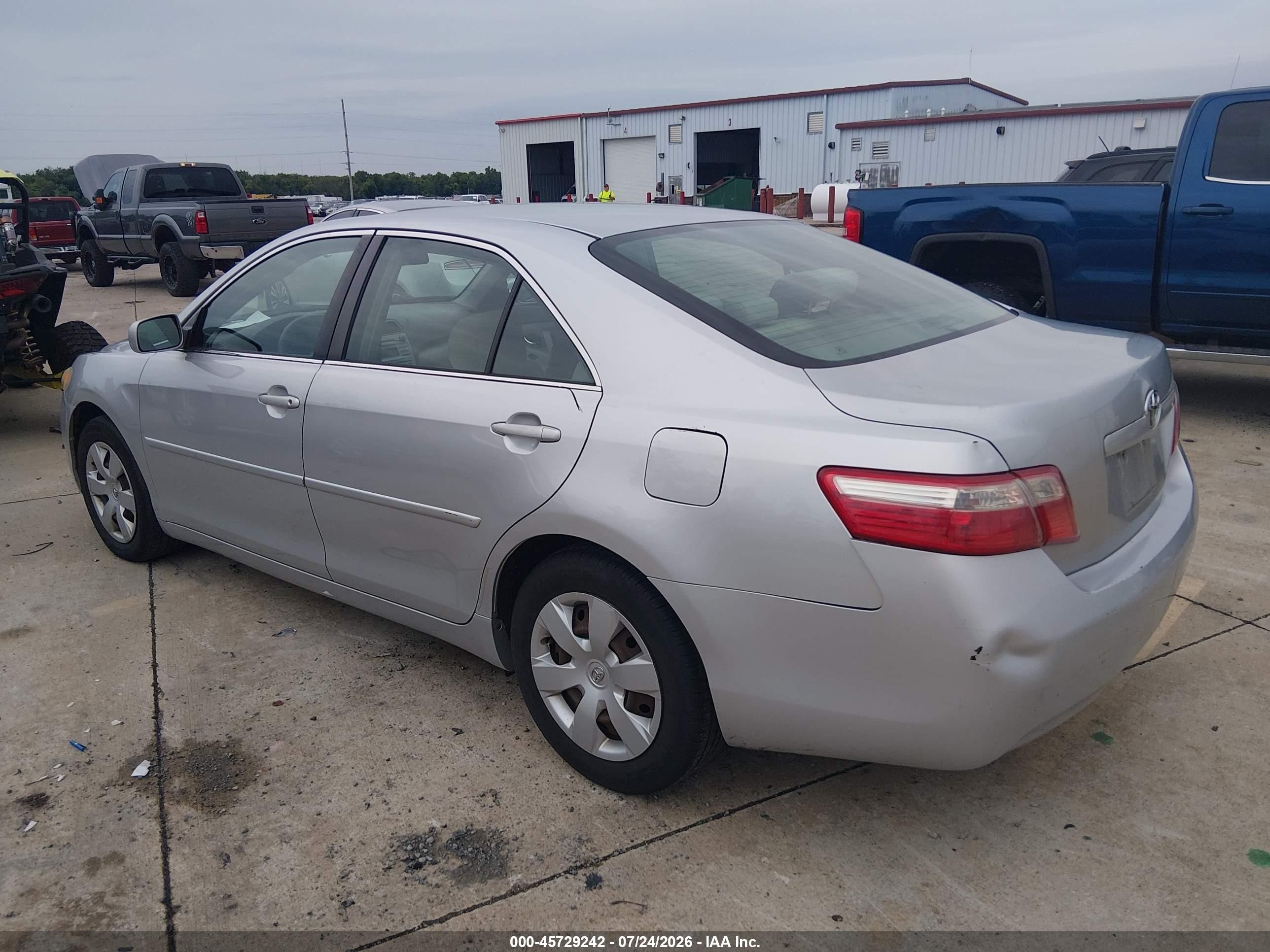 2007 Toyota Camry Le Gray vin: 4T1BE46K37U592325
