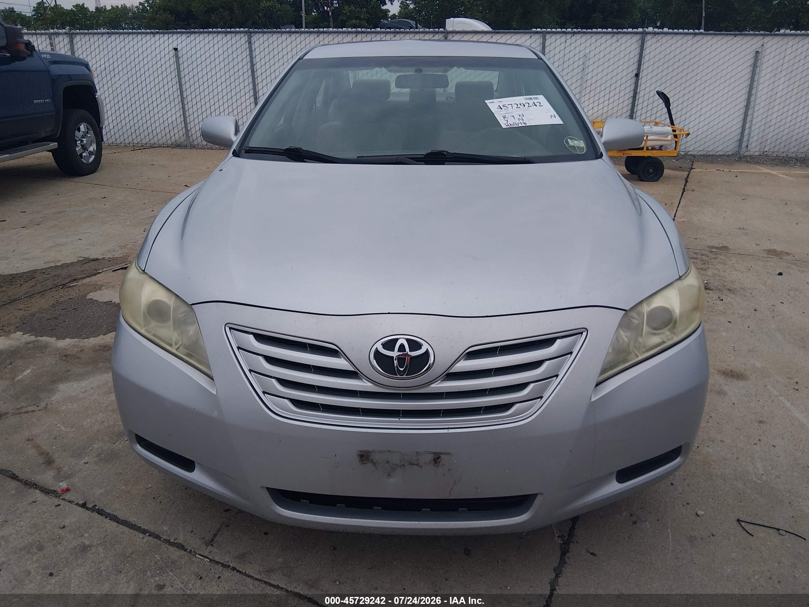 2007 Toyota Camry Le Gray vin: 4T1BE46K37U592325
