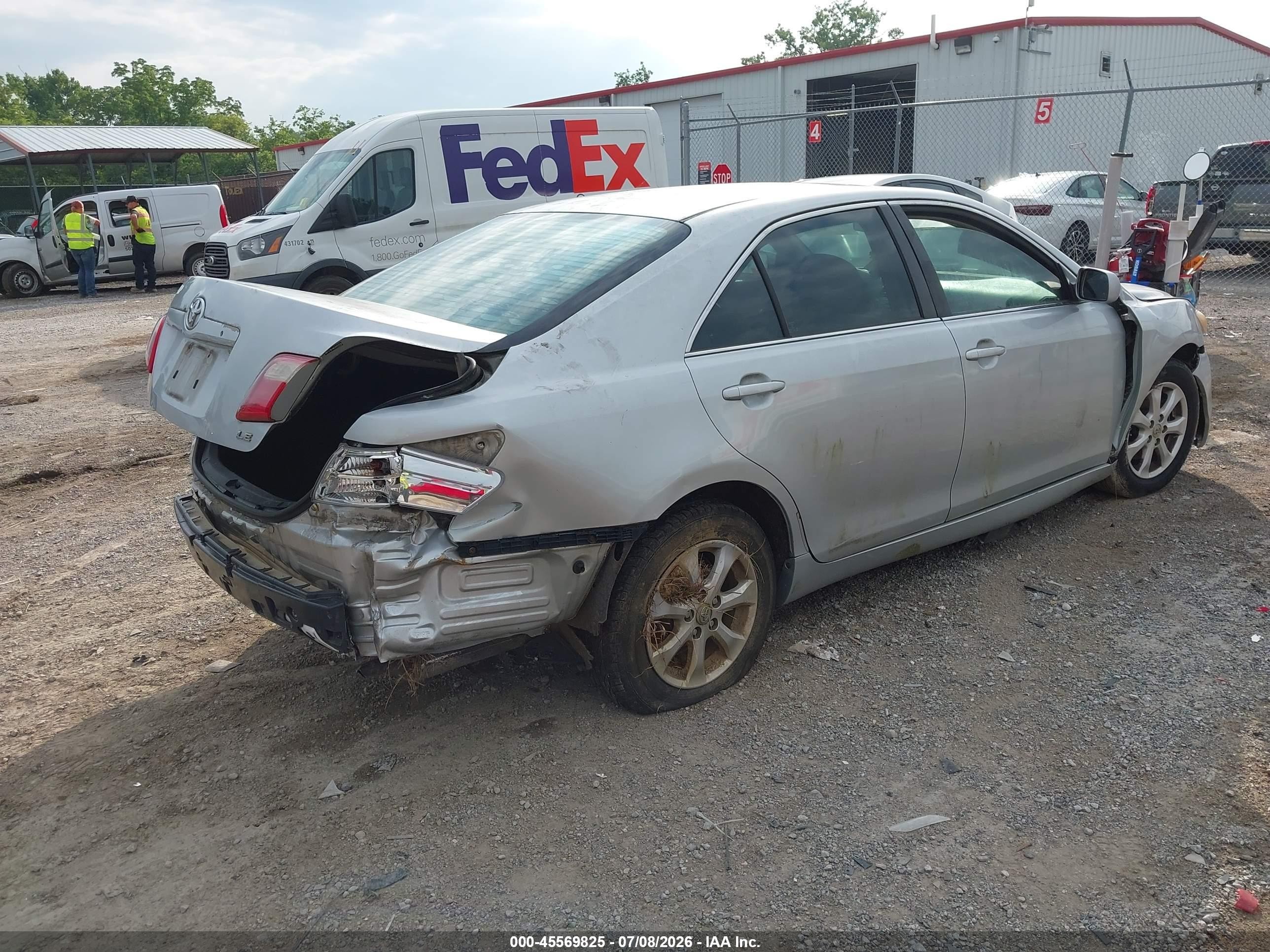 2007 Toyota Camry Le Silver vin: 4T1BE46K37U598836