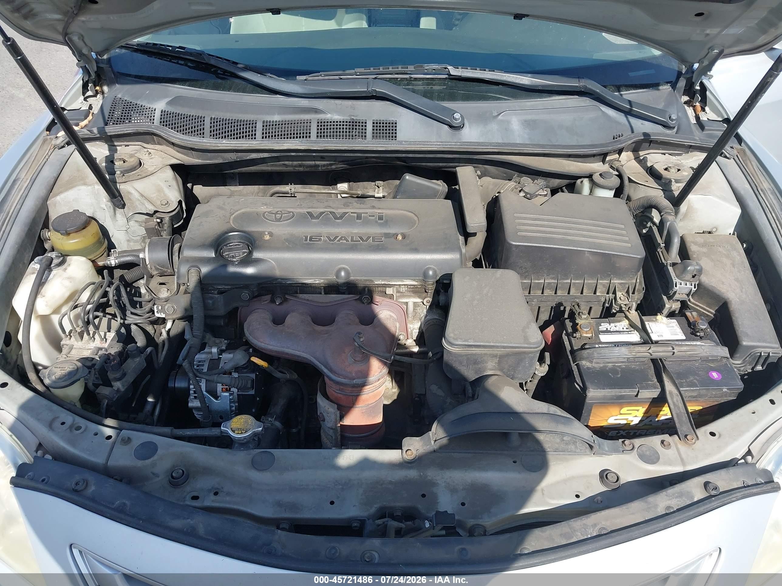 2007 Toyota Camry Le Silver vin: 4T1BE46K37U601573