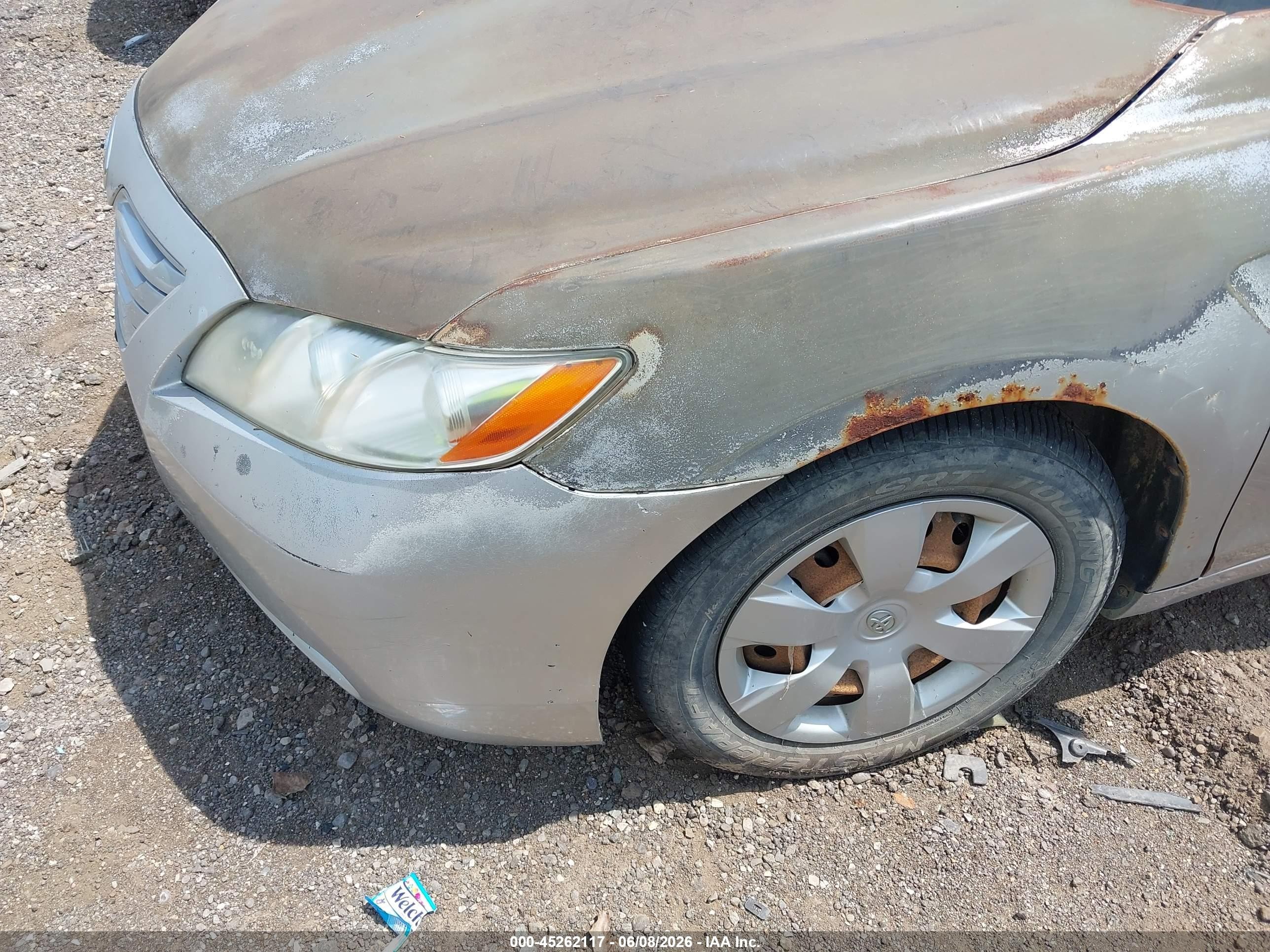 2007 Toyota Camry Le Silver vin: 4T1BE46K37U627445