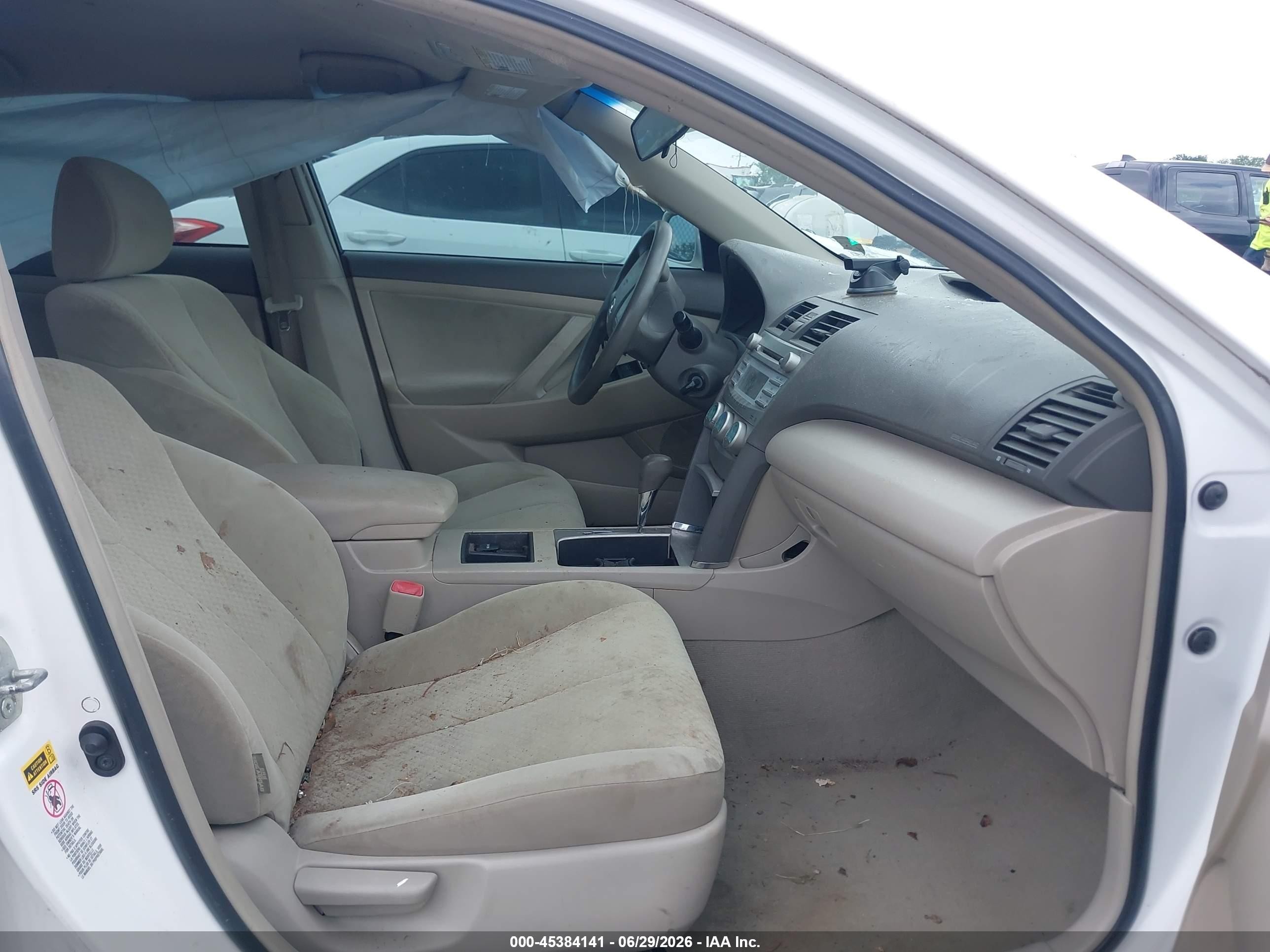 2007 Toyota Camry Le White vin: 4T1BE46K37U629731