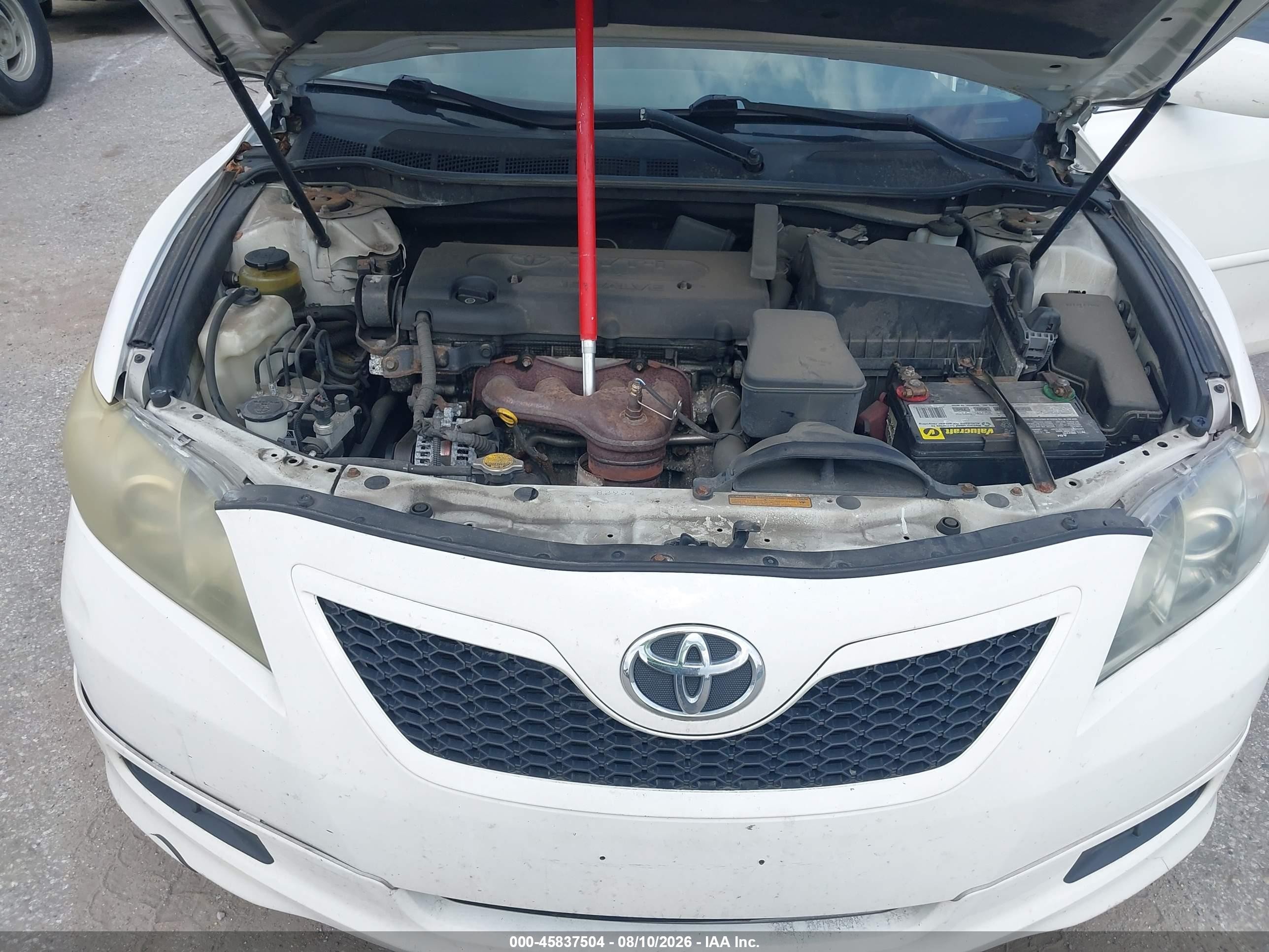 2007 Toyota Camry Se White vin: 4T1BE46K37U671087