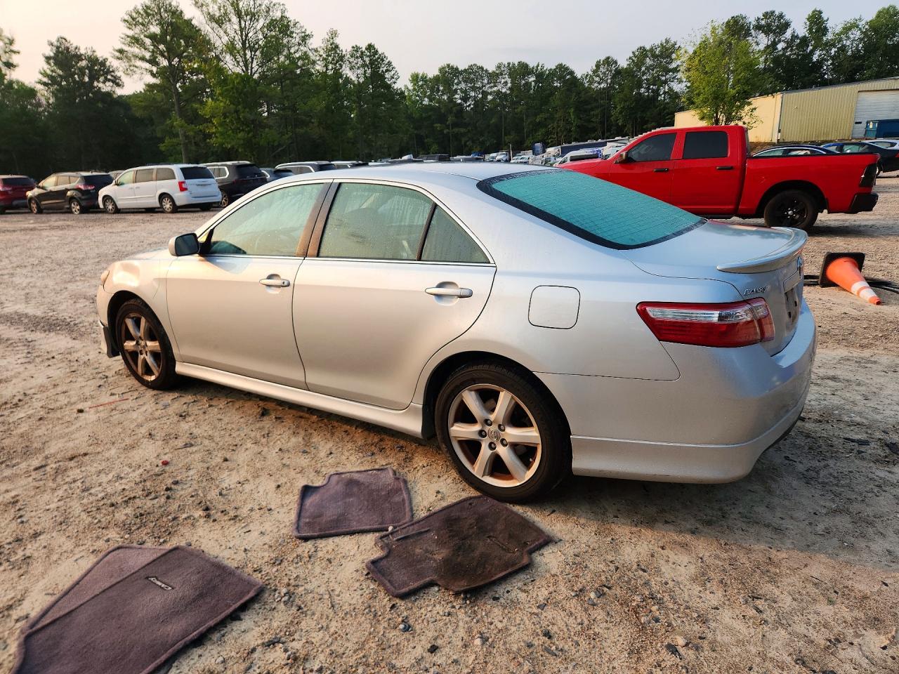 2007 Toyota Camry Ce Silver vin: 4T1BE46K37U702029