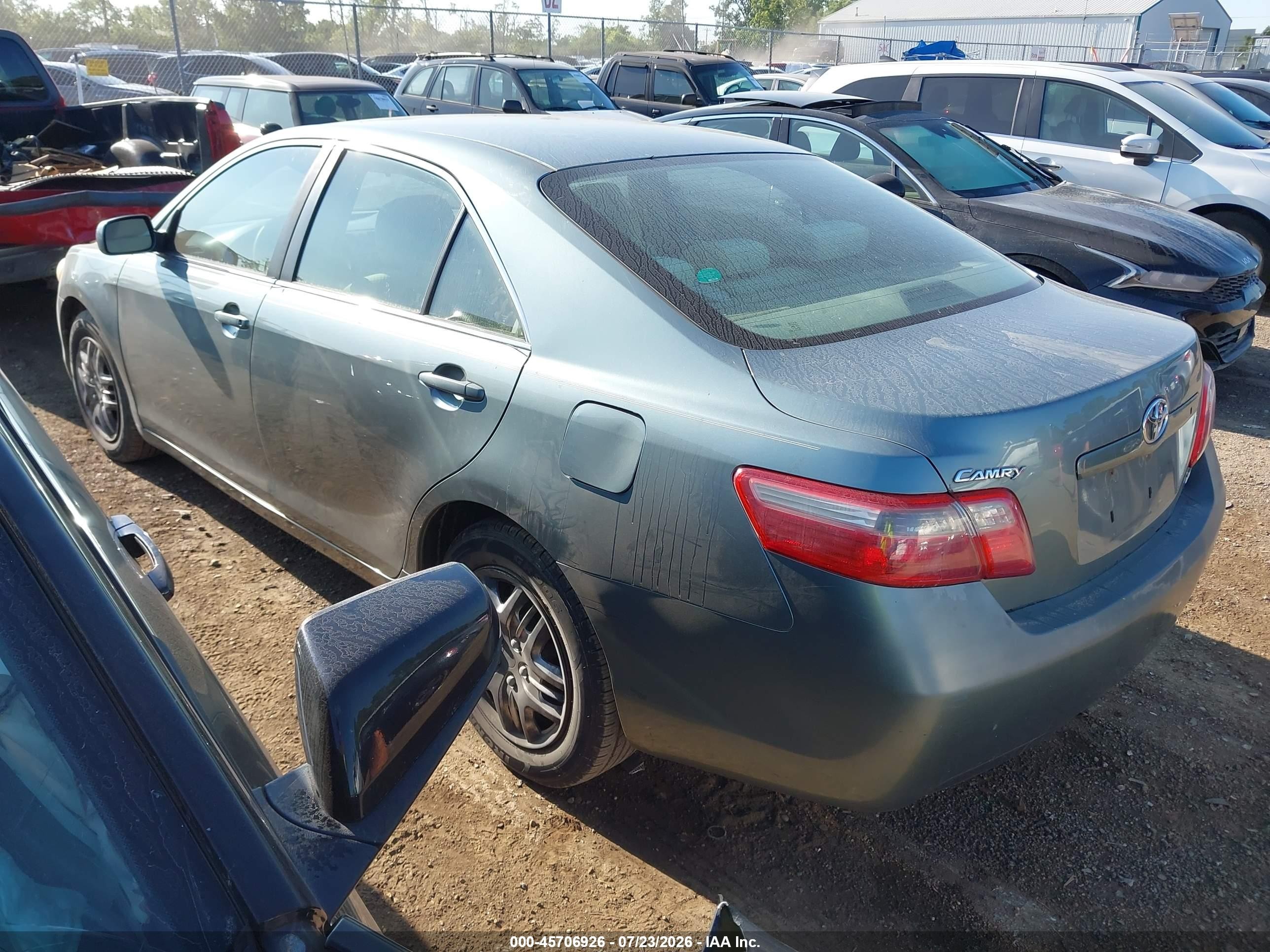 2007 Toyota Camry Le Teal vin: 4T1BE46K37U704671