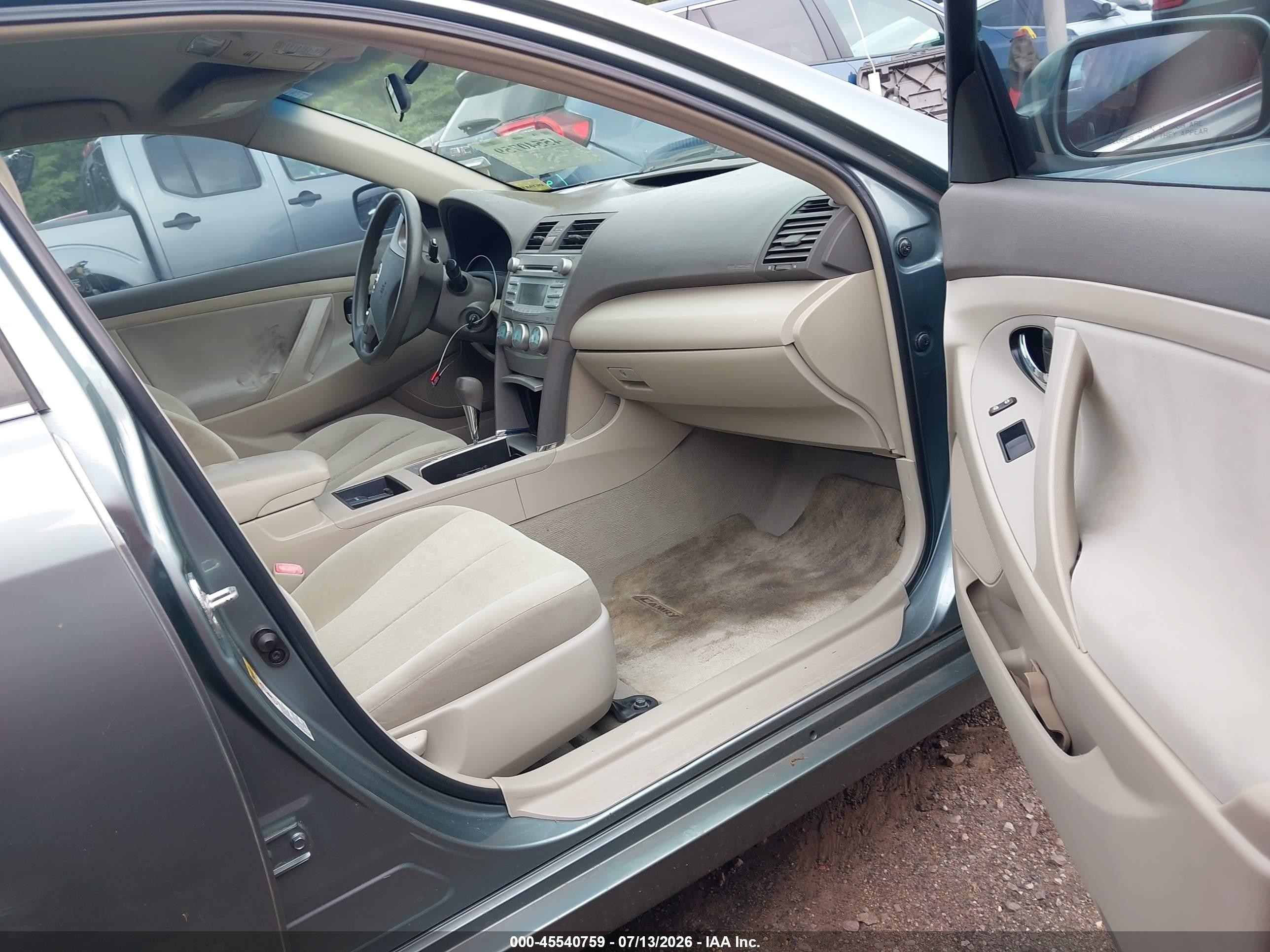 2007 Toyota Camry Le Синий vin: 4T1BE46K37U704914