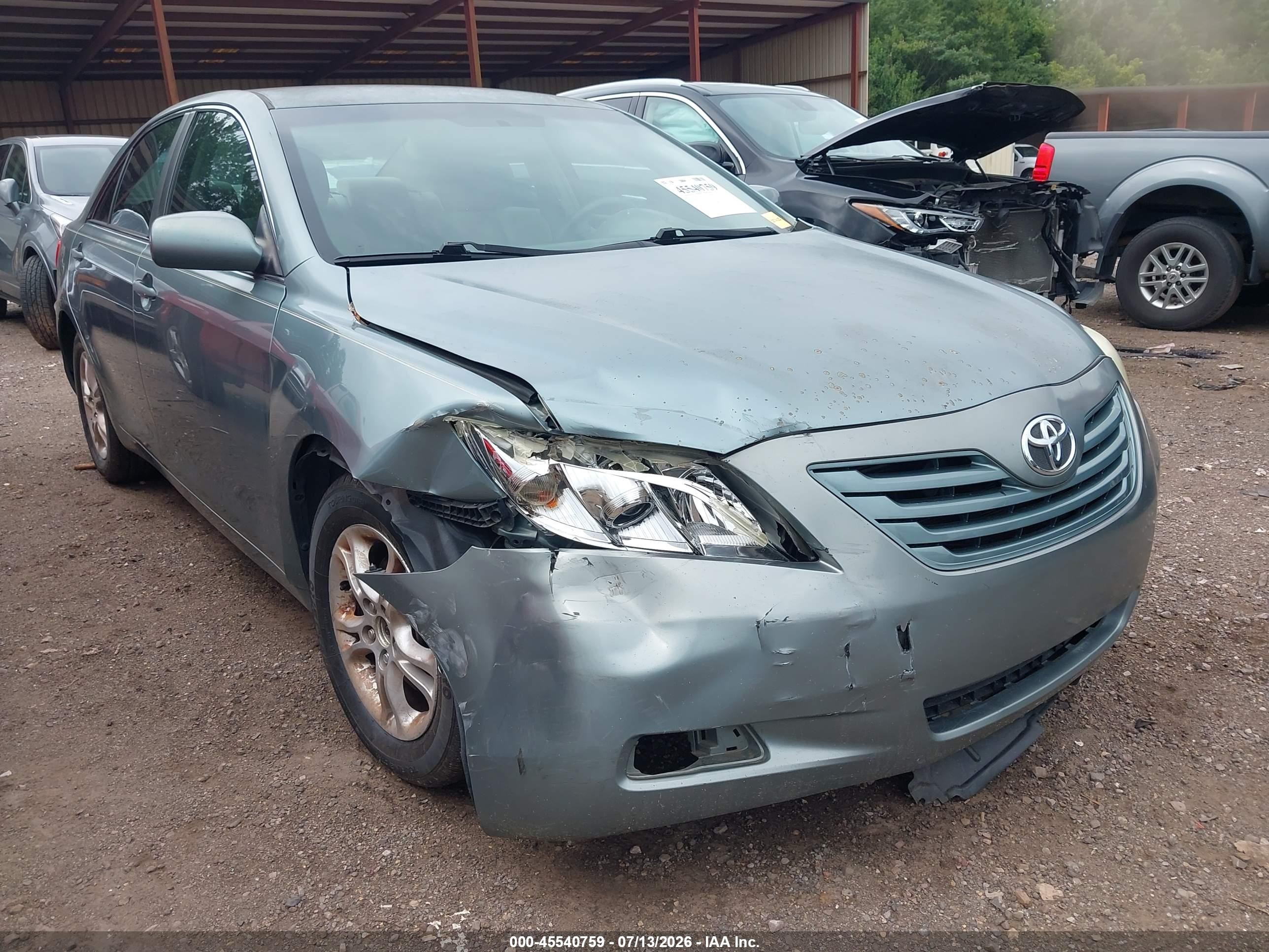 2007 Toyota Camry Le Синий vin: 4T1BE46K37U704914