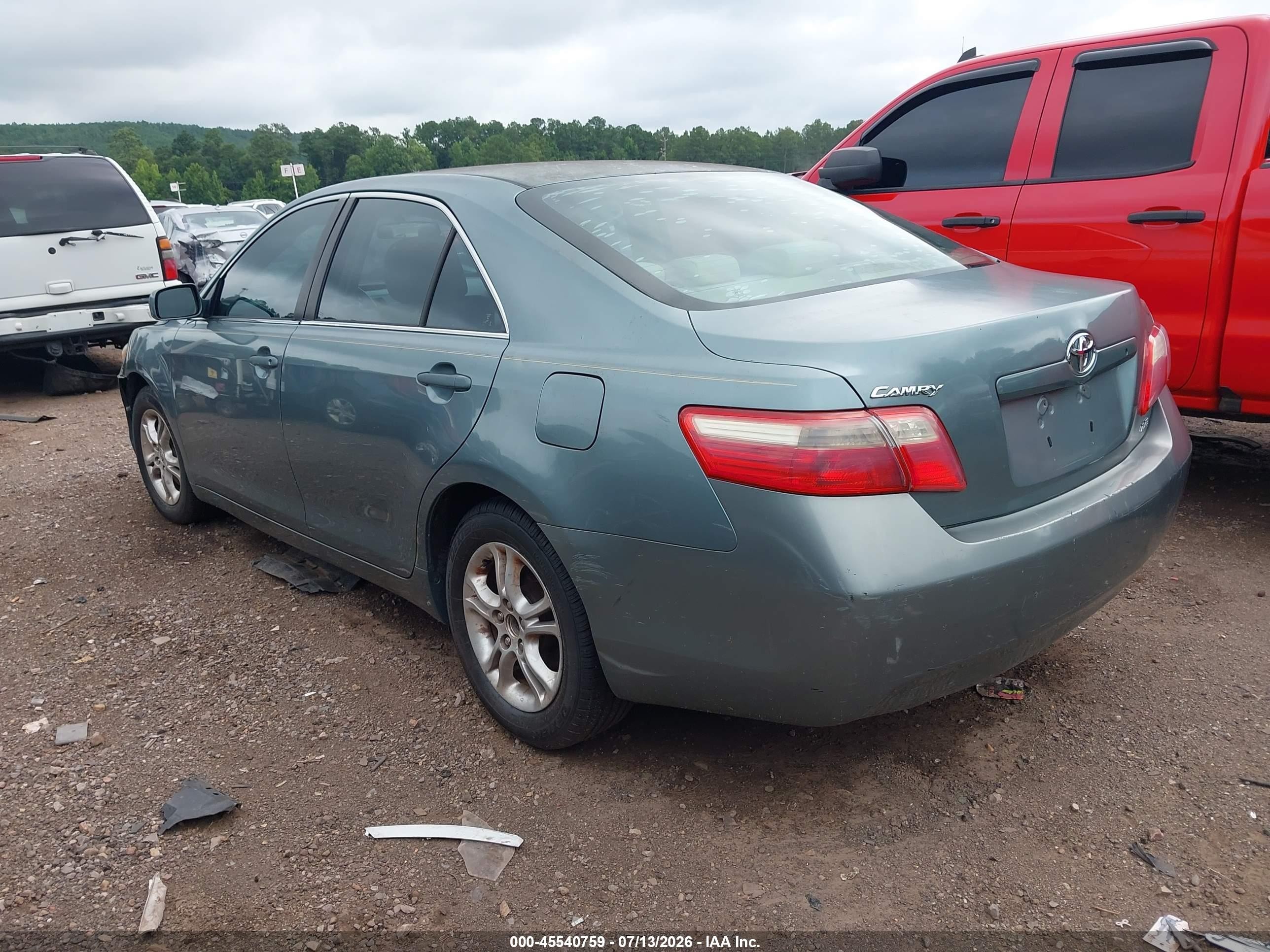 2007 Toyota Camry Le Синий vin: 4T1BE46K37U704914