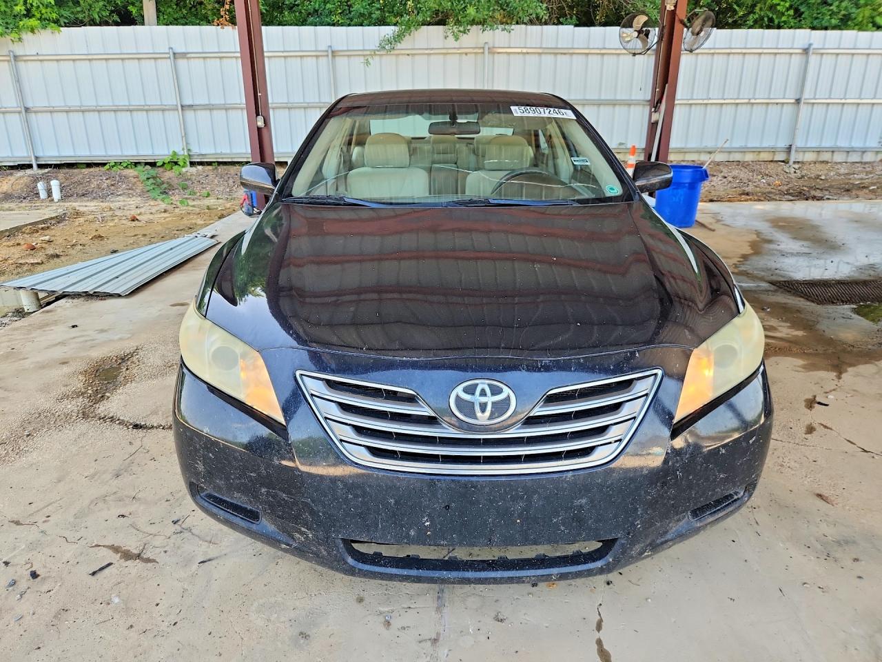 2007 Toyota Camry Le Black vin: 4T1BE46K37U716481