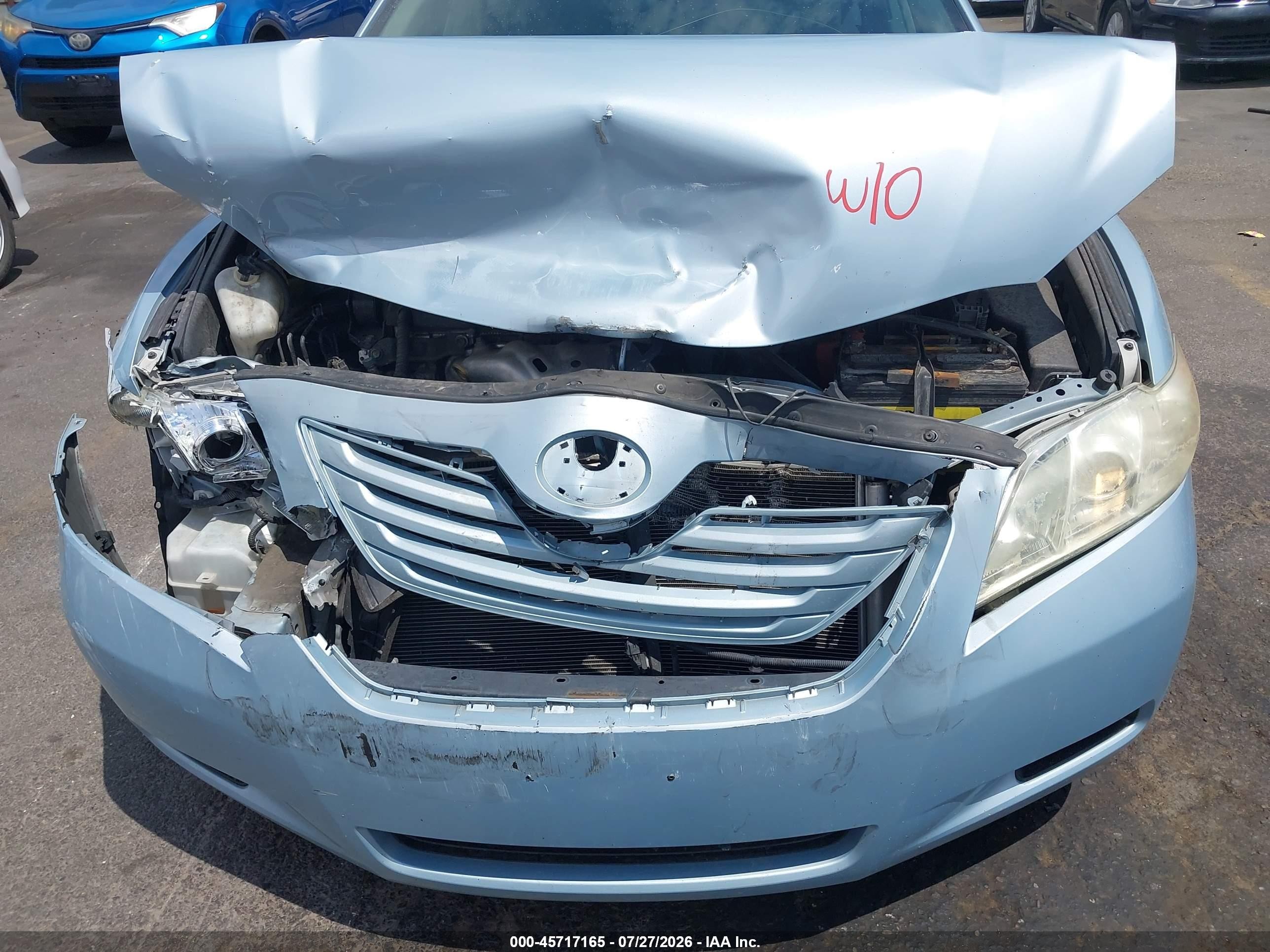 2007 Toyota Camry Le Blue vin: 4T1BE46K37U718117