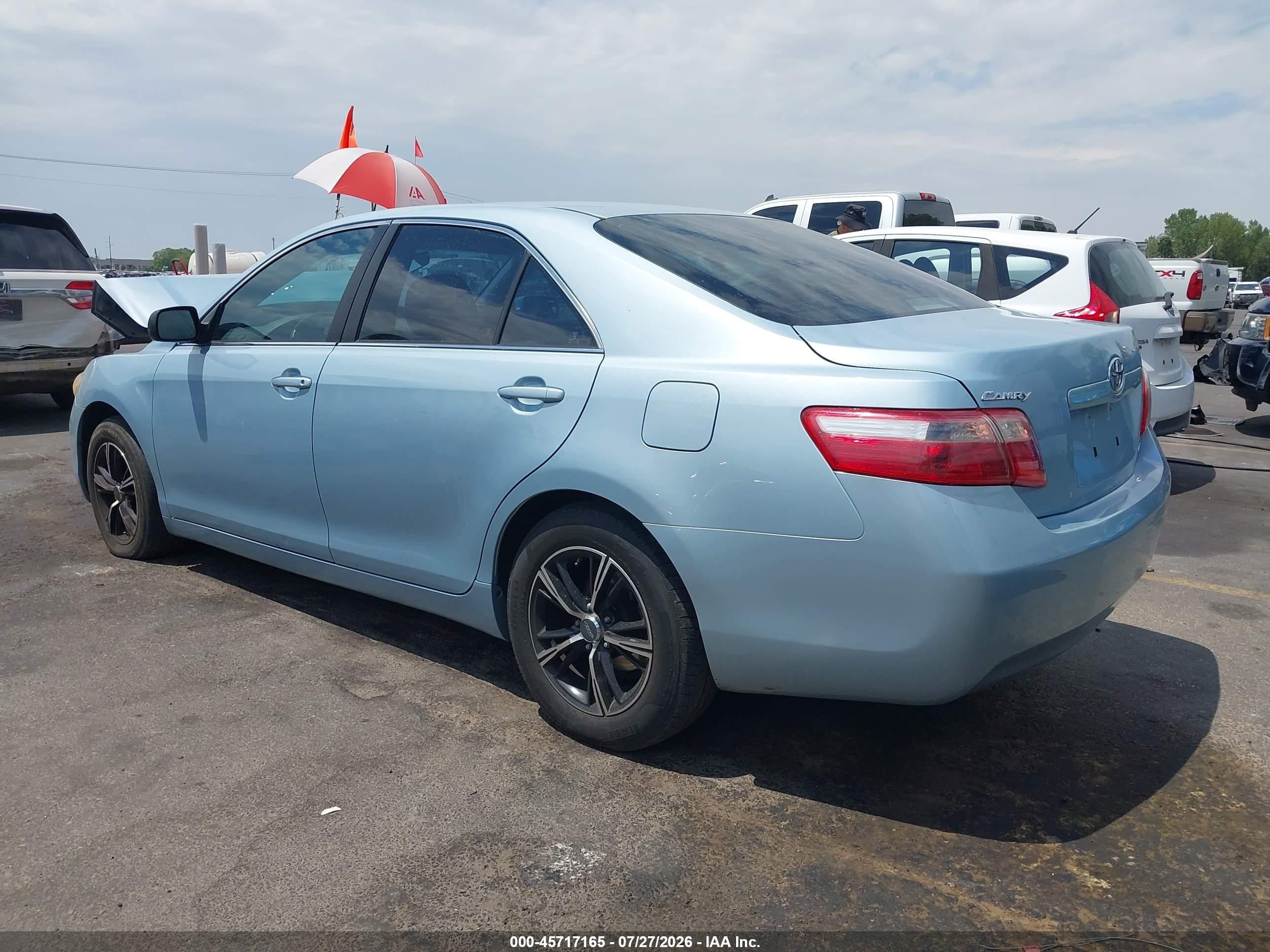 2007 Toyota Camry Le Blue vin: 4T1BE46K37U718117