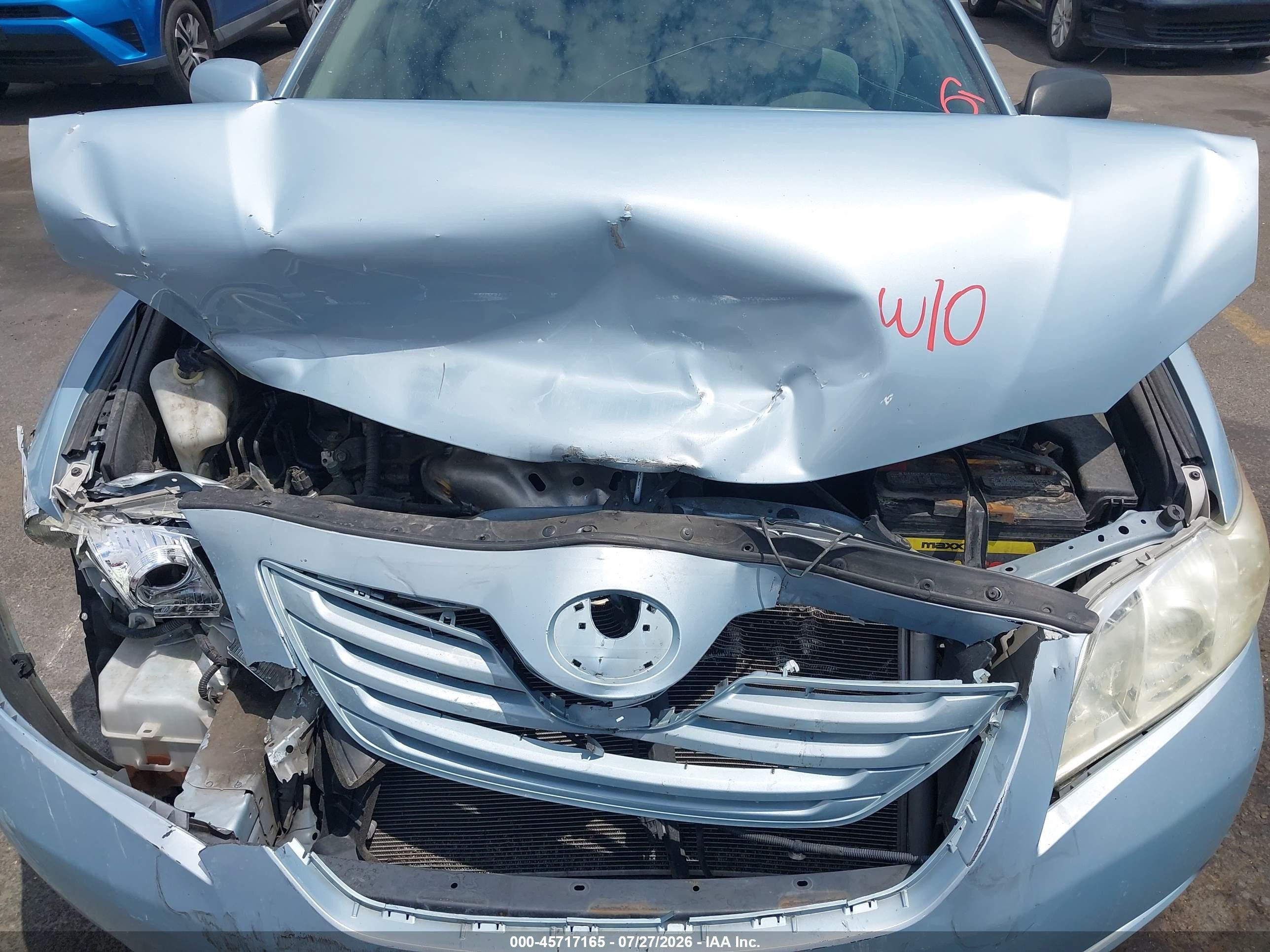 2007 Toyota Camry Le Blue vin: 4T1BE46K37U718117