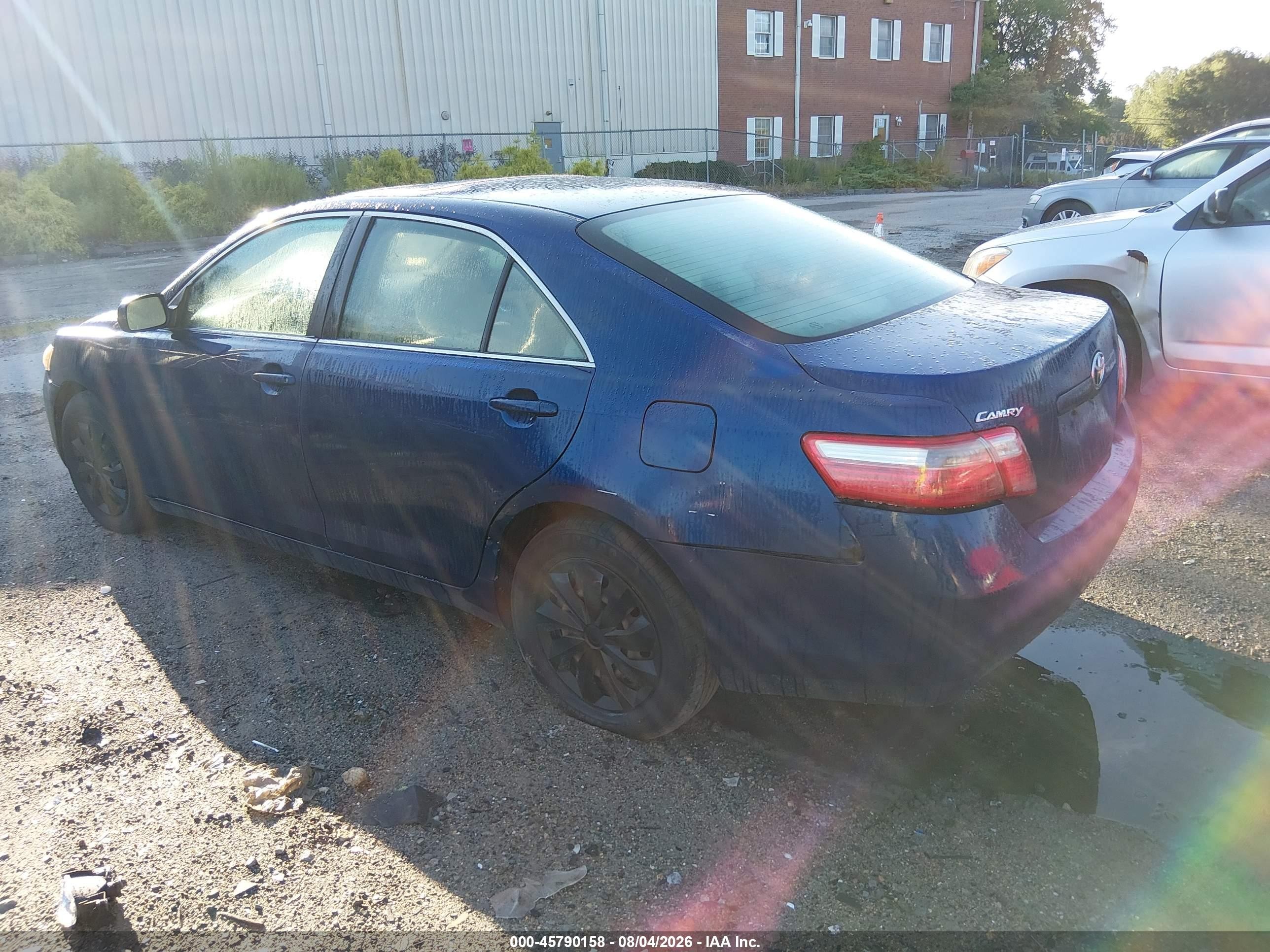 2008 Toyota Camry Le Blue vin: 4T1BE46K38U203393