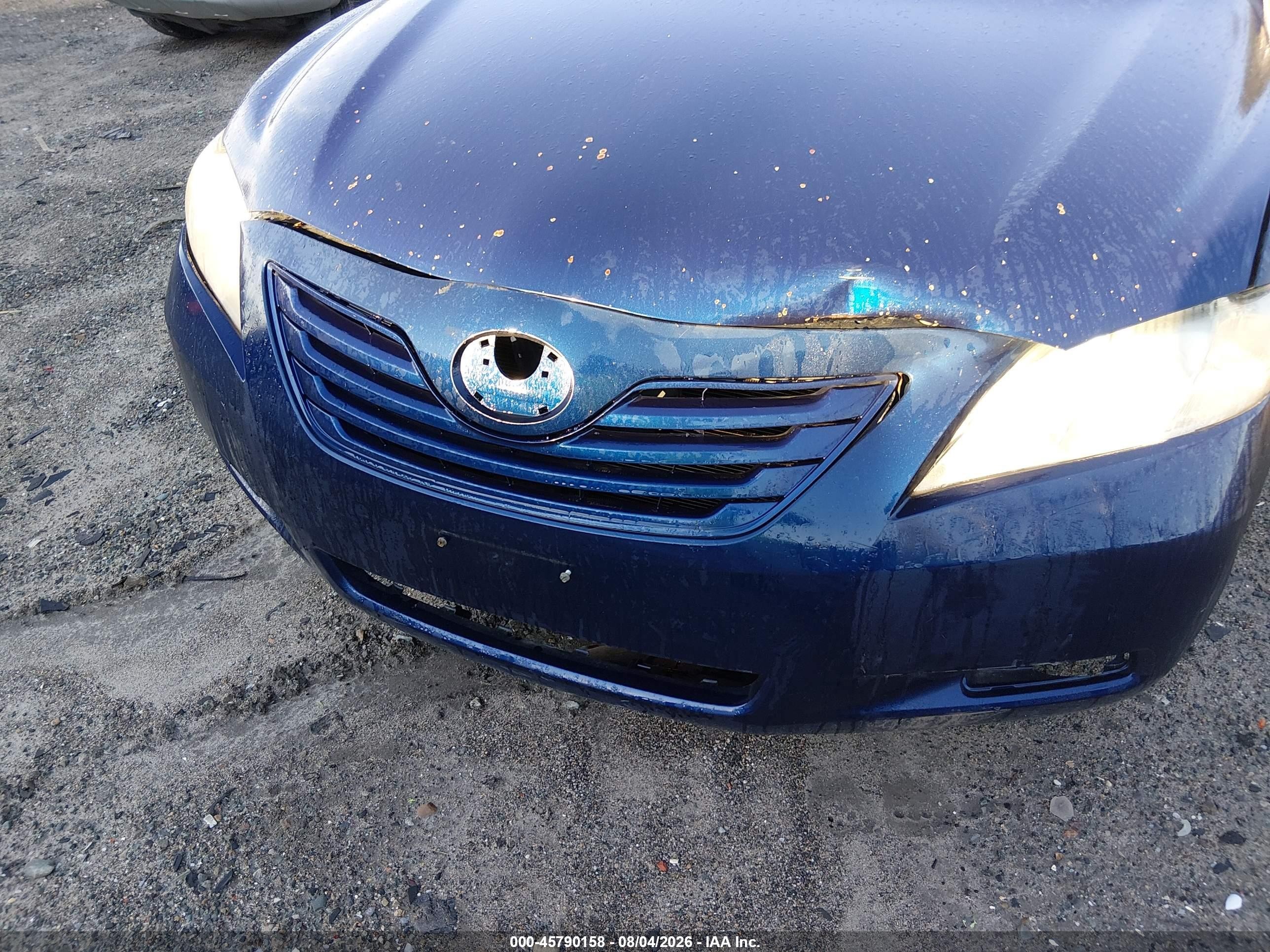 2008 Toyota Camry Le Blue vin: 4T1BE46K38U203393