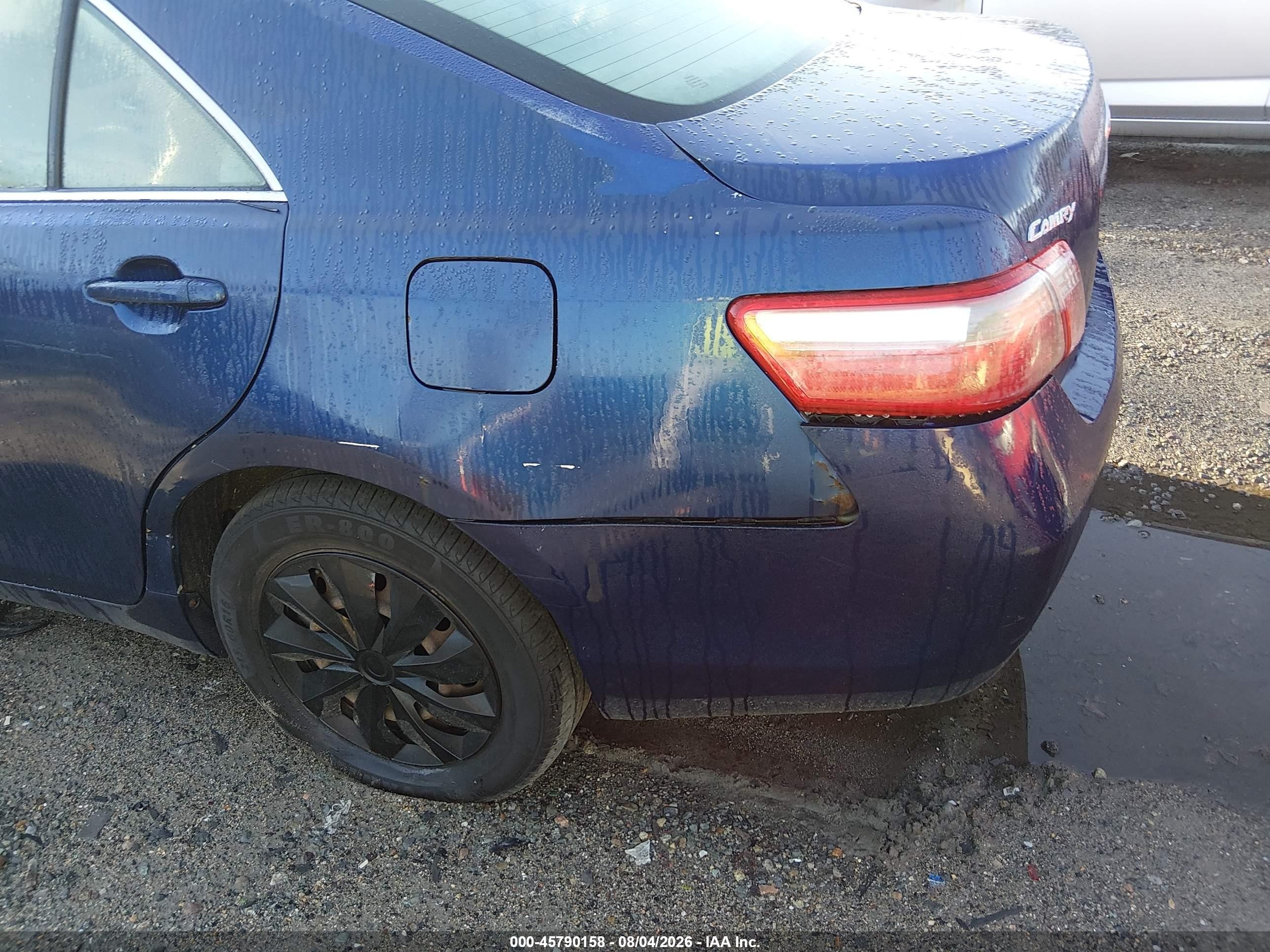 2008 Toyota Camry Le Blue vin: 4T1BE46K38U203393
