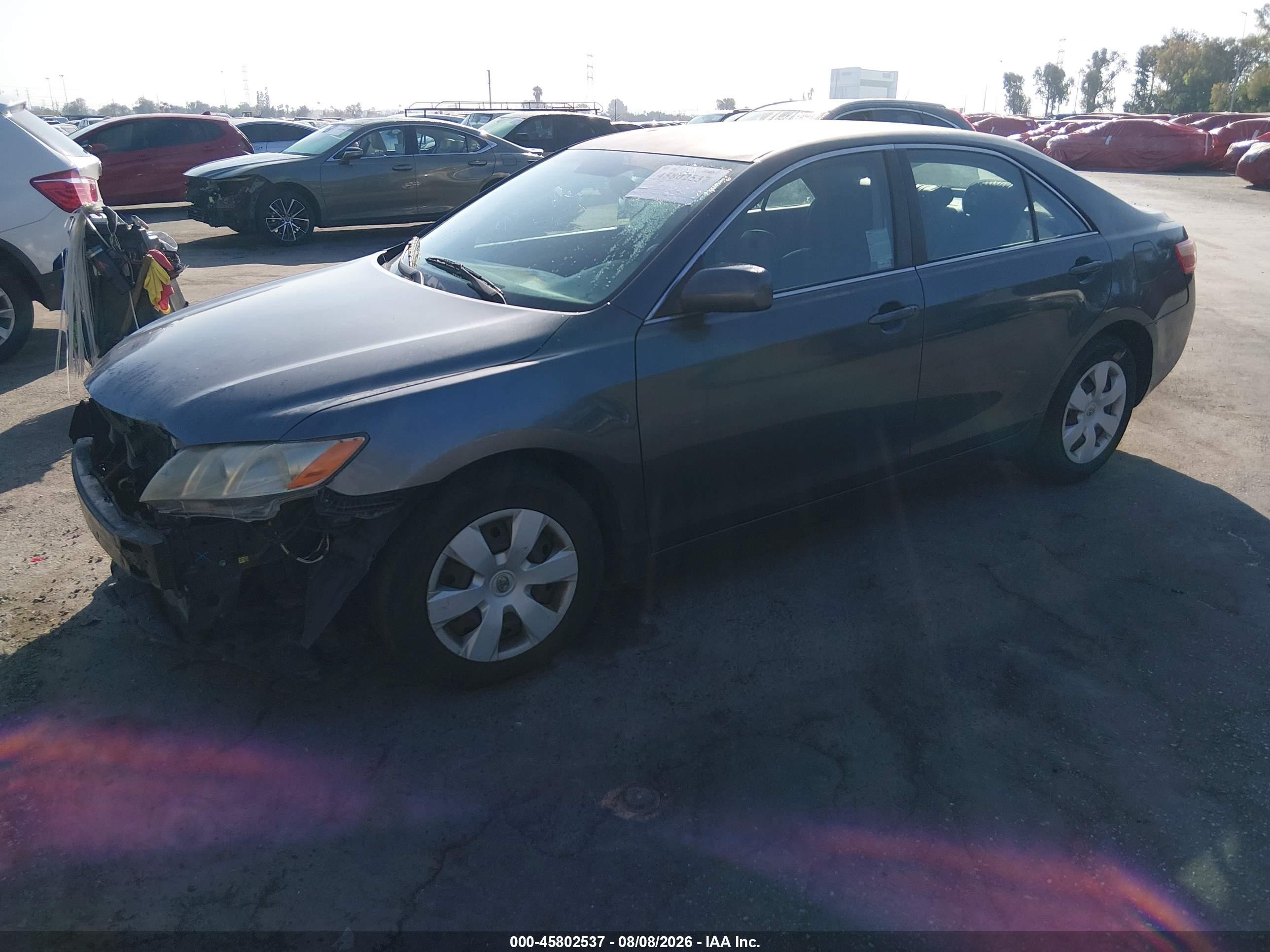 2008 Toyota Camry Le Gray vin: 4T1BE46K38U203765
