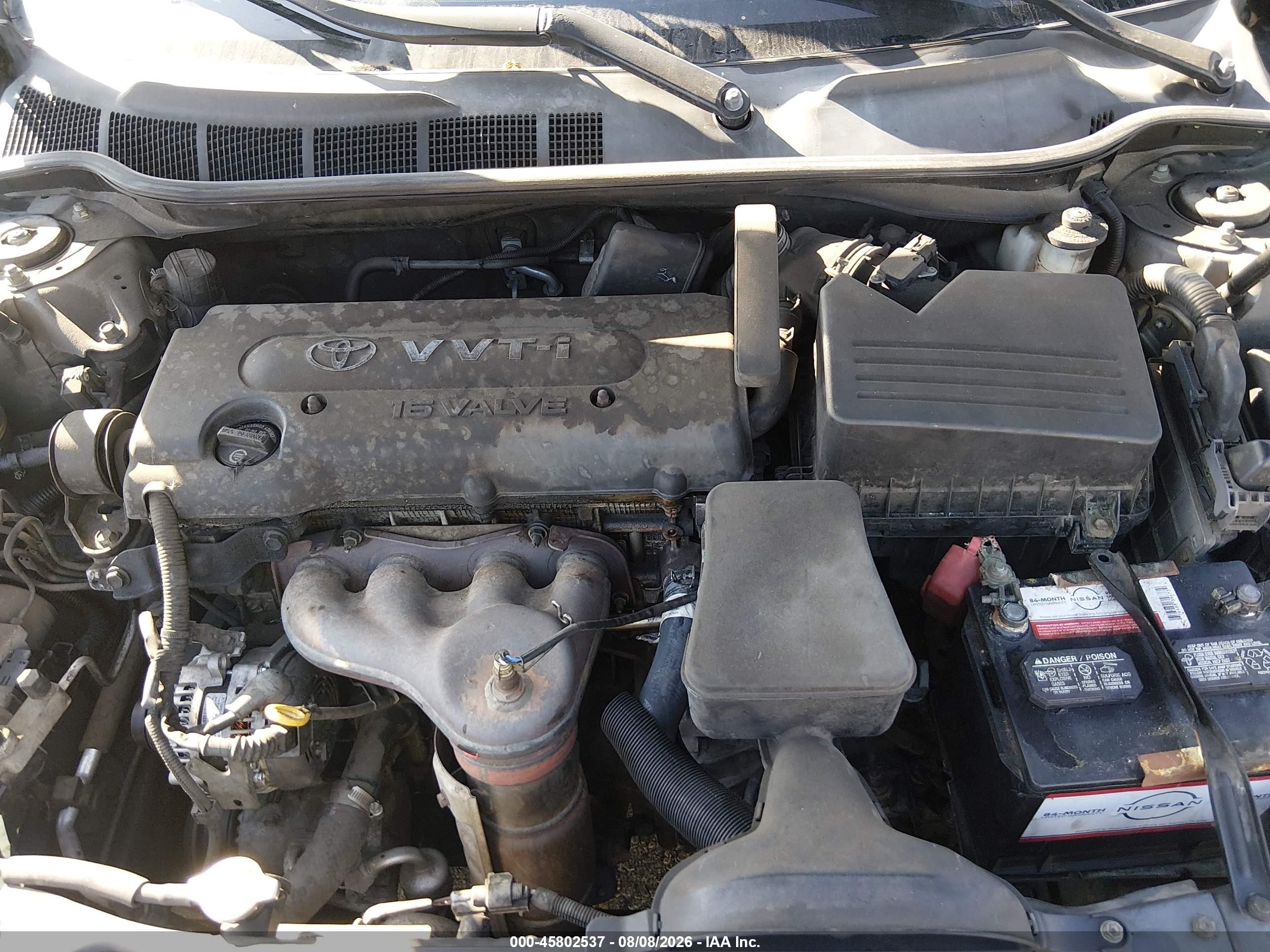 2008 Toyota Camry Le Gray vin: 4T1BE46K38U203765