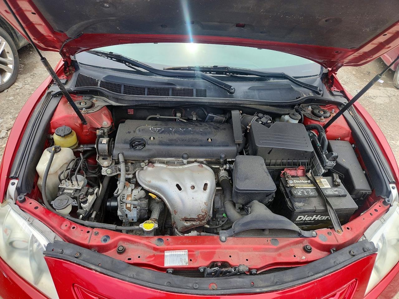 2008 Toyota Camry Le Red vin: 4T1BE46K38U228648