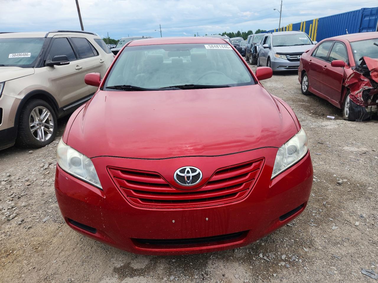 2008 Toyota Camry Le Red vin: 4T1BE46K38U228648