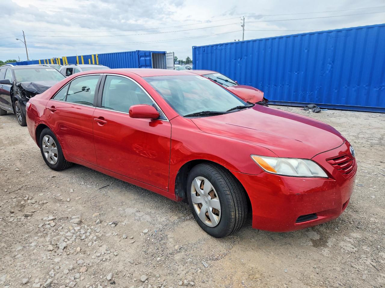 2008 Toyota Camry Le Red vin: 4T1BE46K38U228648
