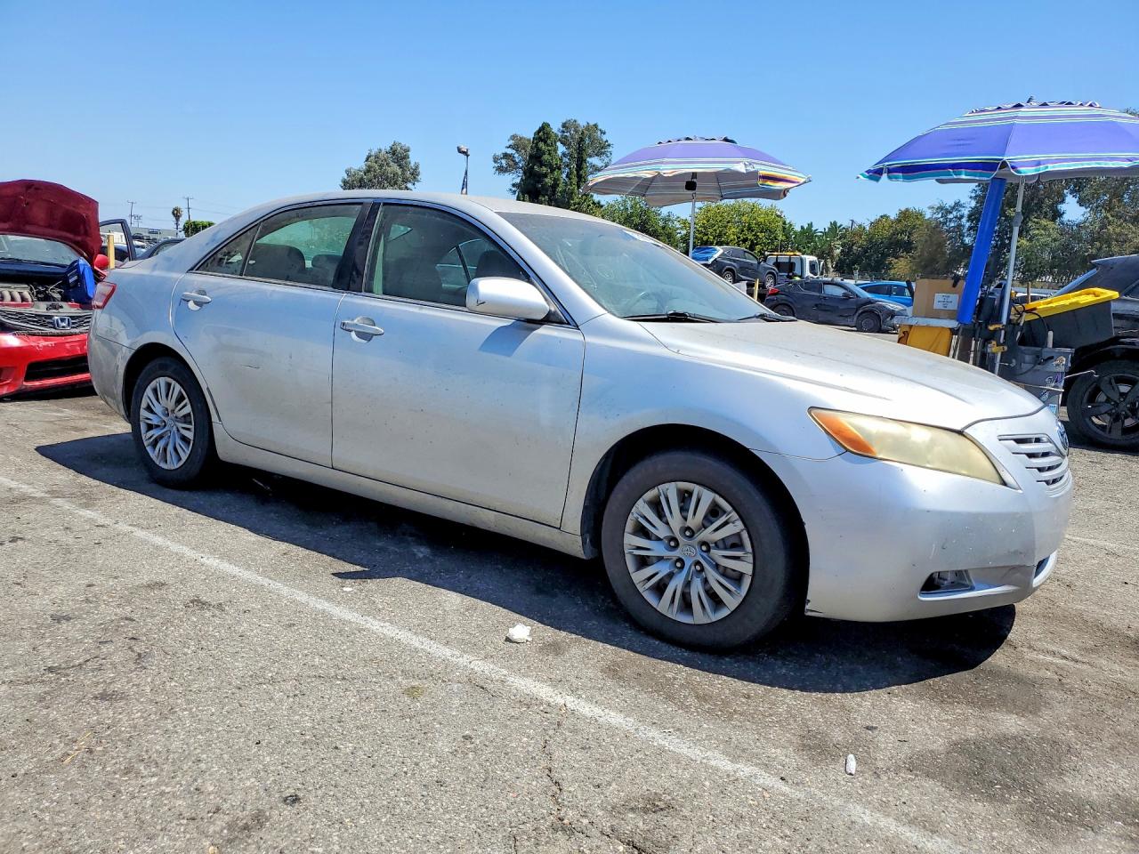 2008 Toyota Camry Base Серый vin: 4T1BE46K38U238743