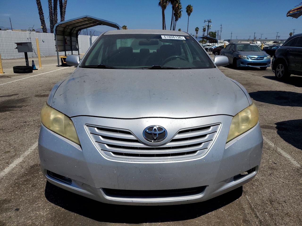 2008 Toyota Camry Base Серый vin: 4T1BE46K38U238743